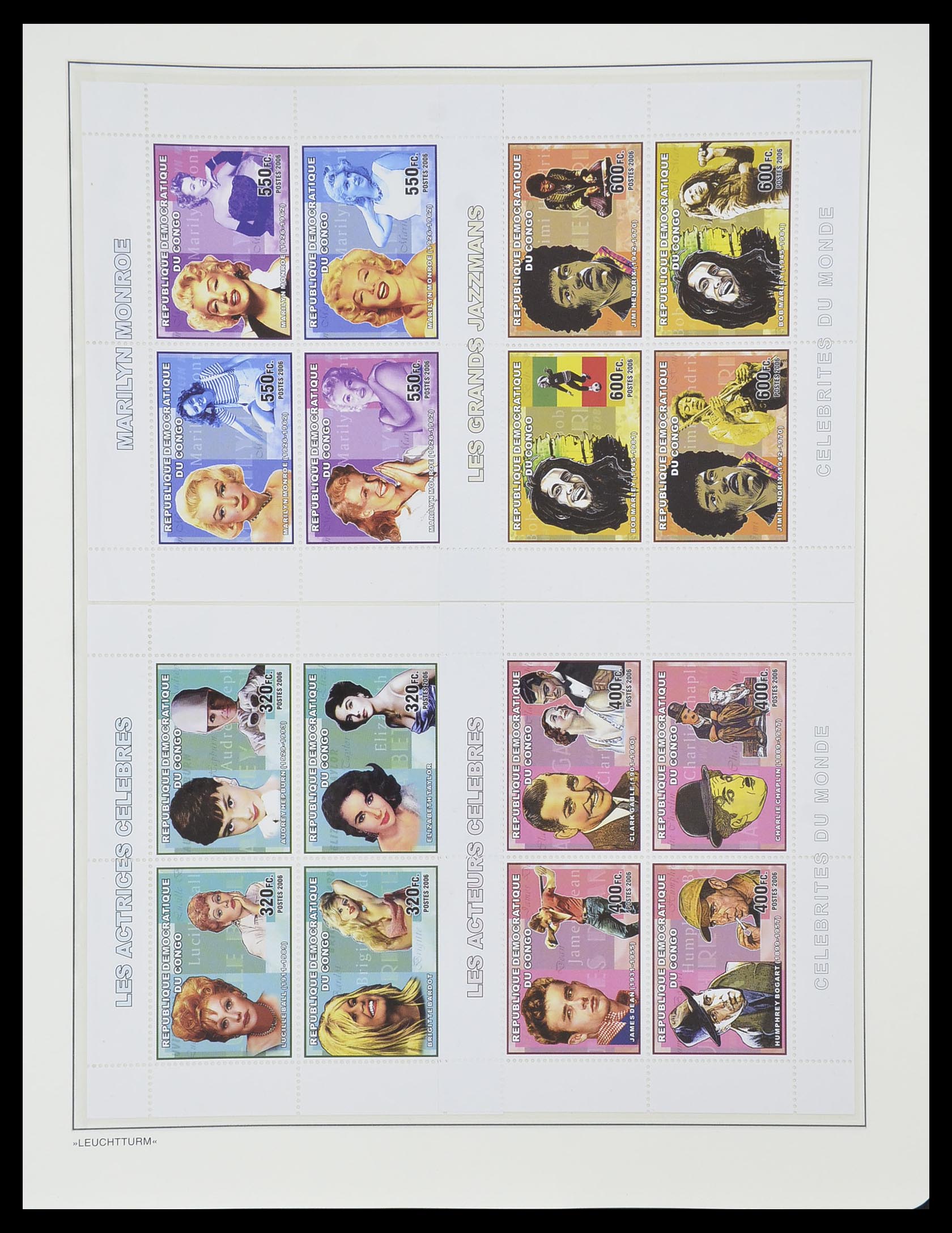 33768 298 - Stamp collection 33768 Congo/Zaïre 1960-2006.
