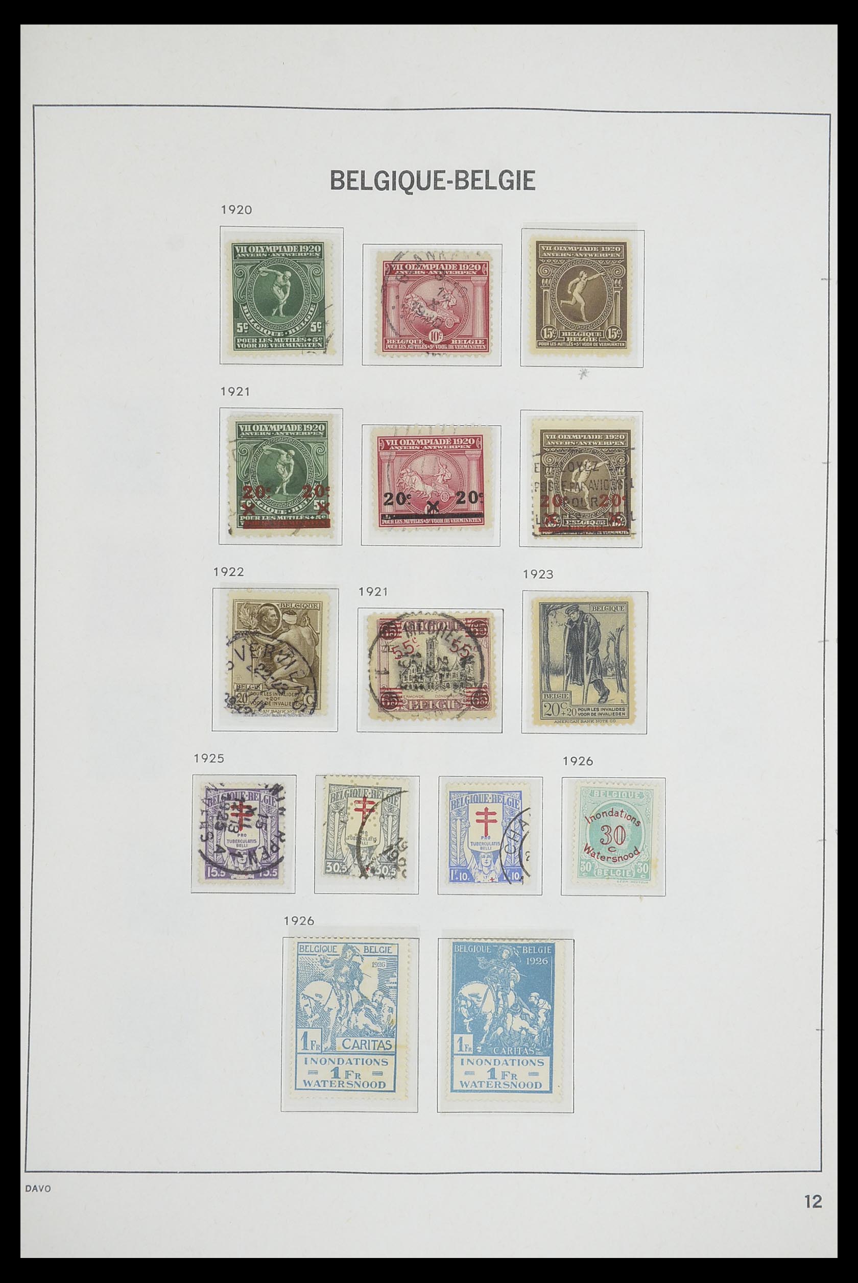 33769 012 - Stamp collection 33769 Belgium 1849-1988.