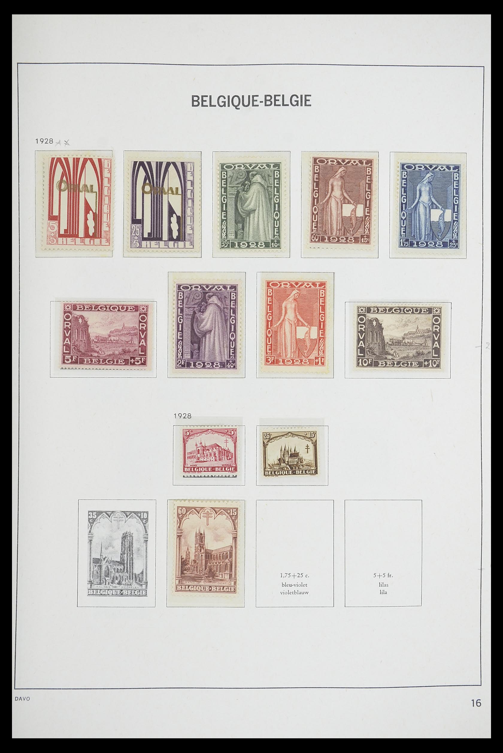 33769 015 - Stamp collection 33769 Belgium 1849-1988.
