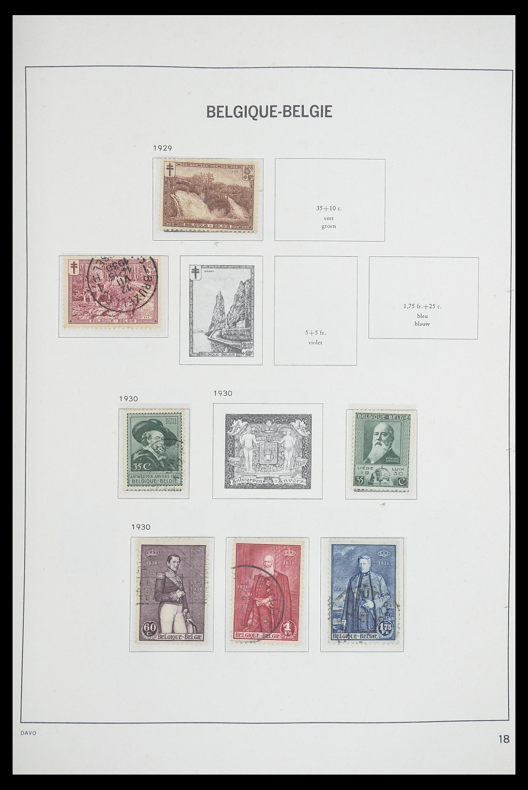33769 017 - Stamp collection 33769 Belgium 1849-1988.