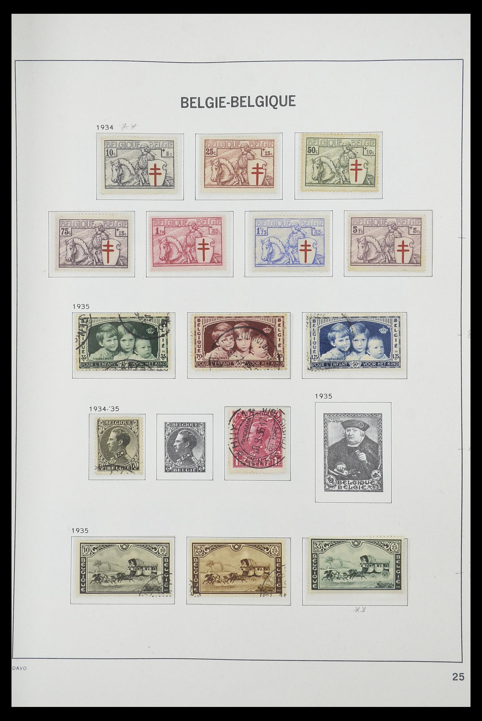 33769 023 - Stamp collection 33769 Belgium 1849-1988.