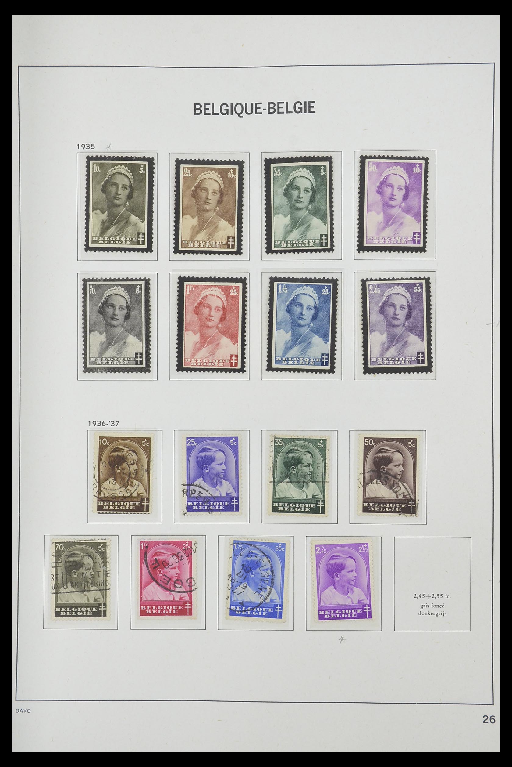 33769 024 - Postzegelverzameling 33769 België 1849-1988.