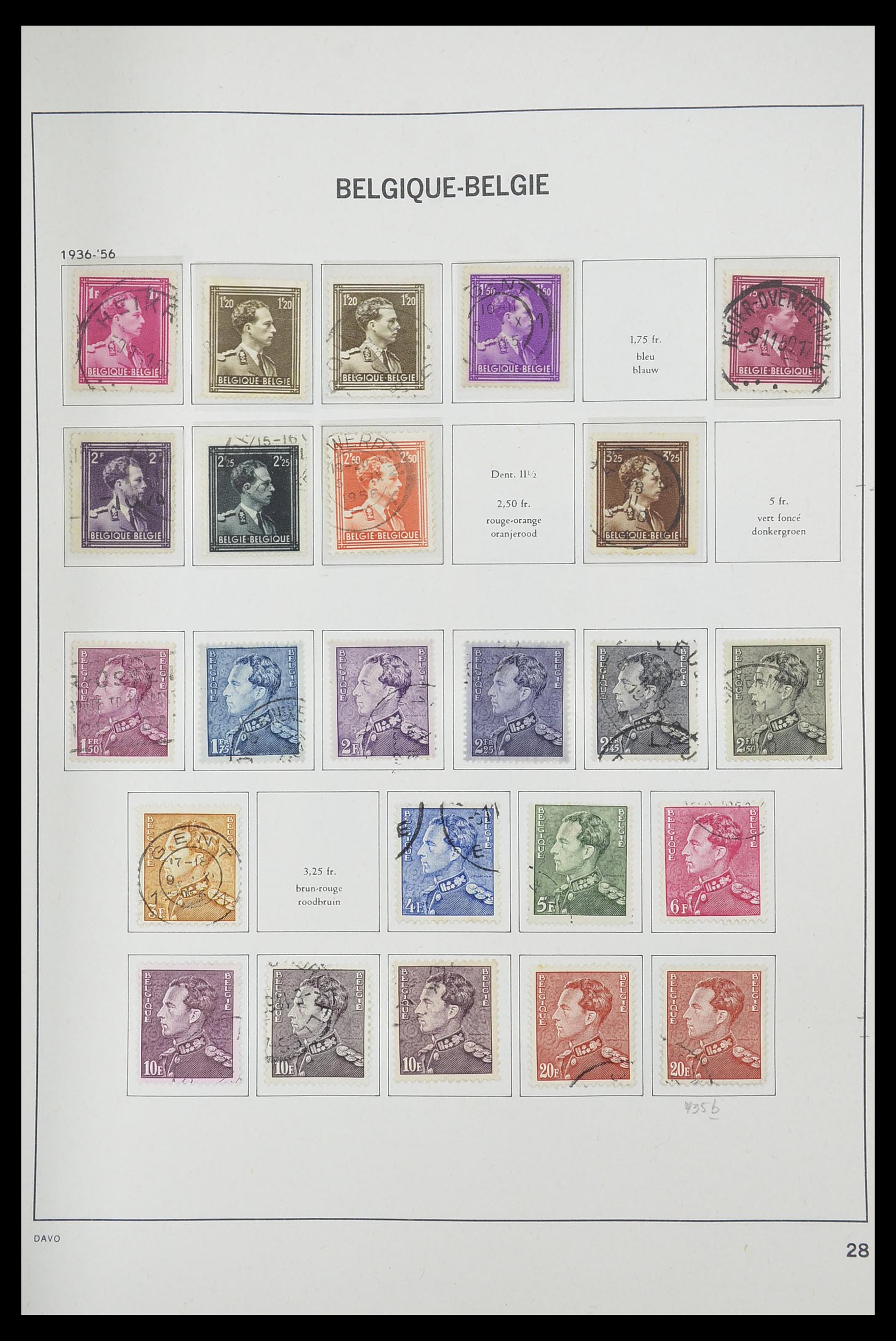 33769 026 - Postzegelverzameling 33769 België 1849-1988.