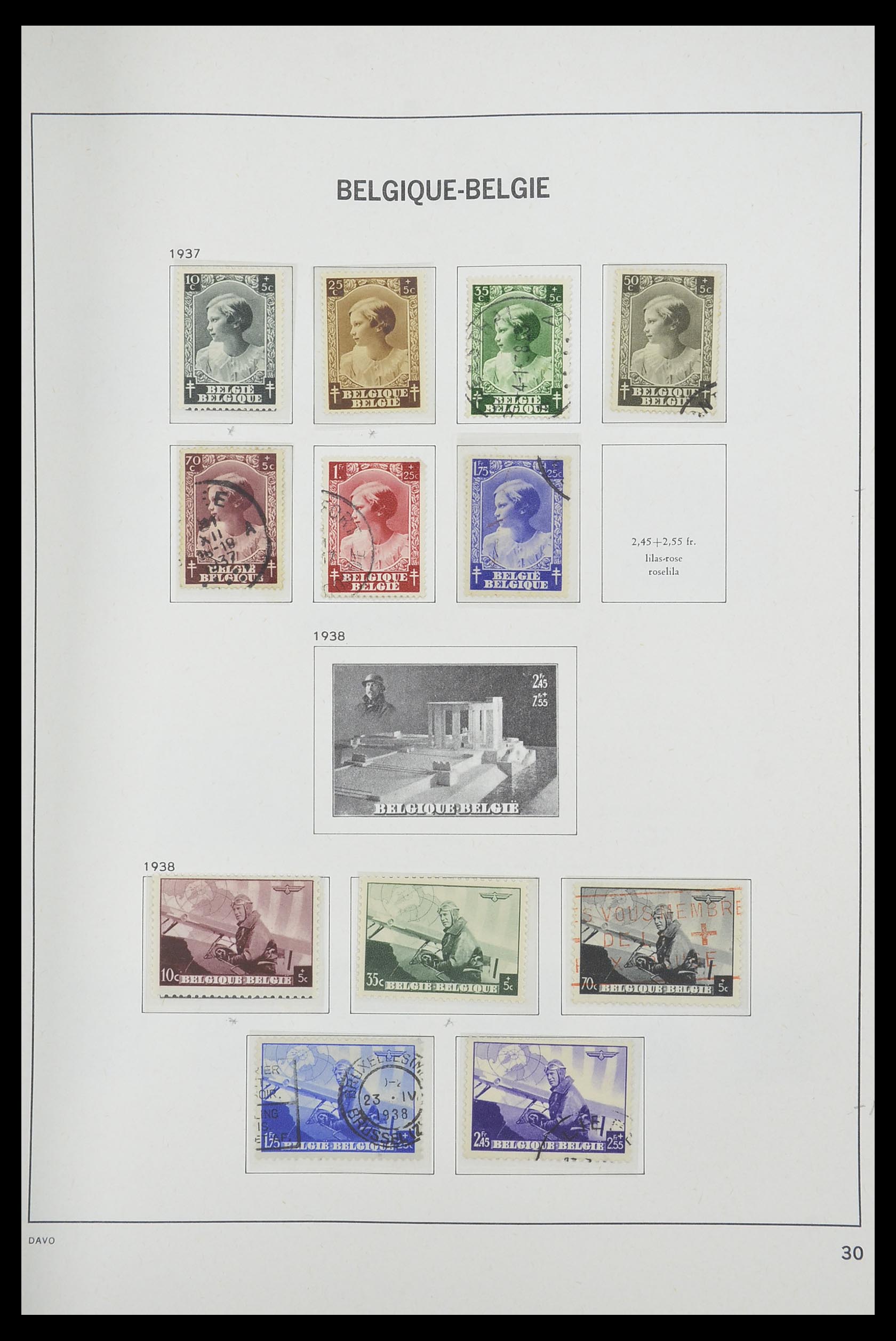 33769 028 - Stamp collection 33769 Belgium 1849-1988.