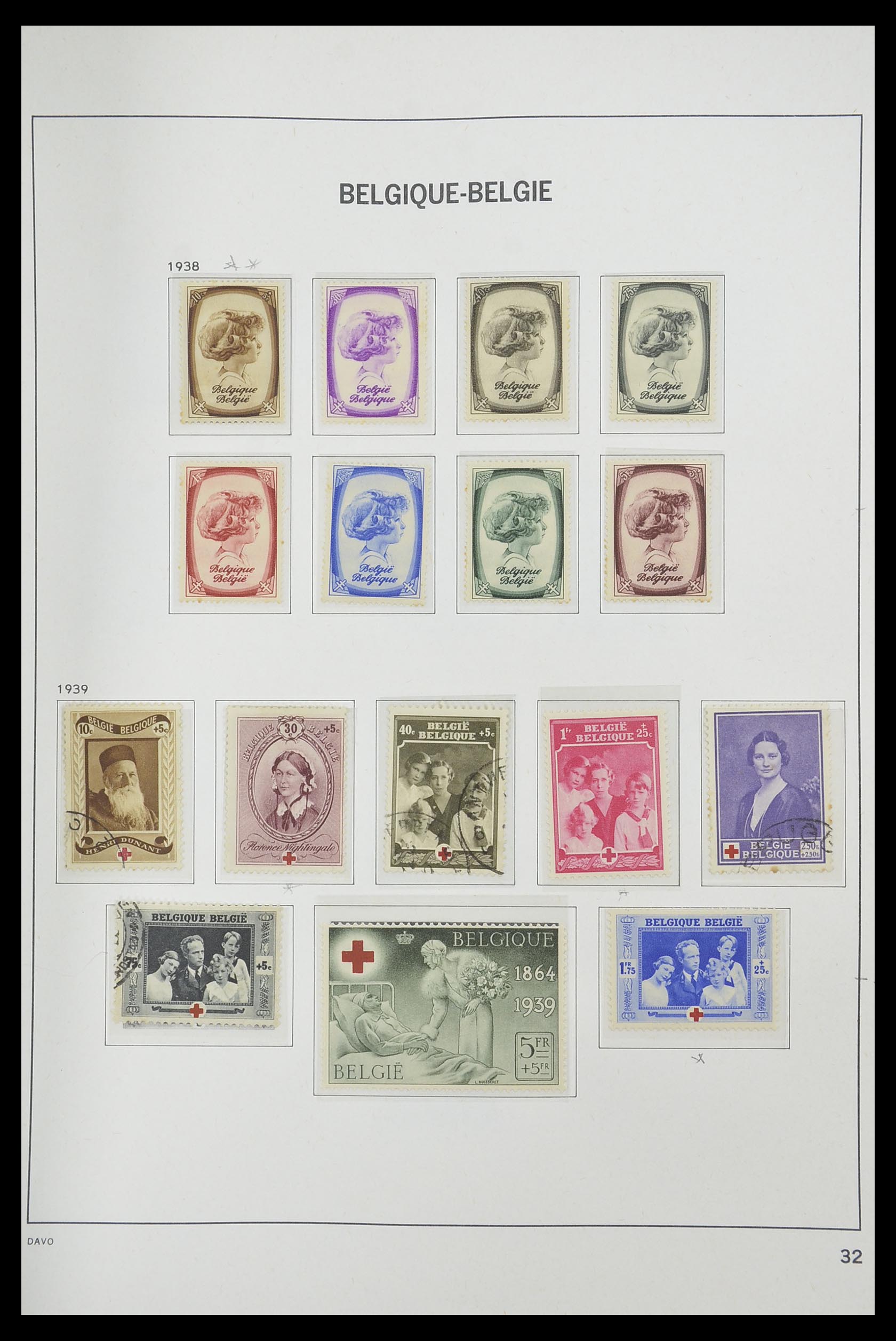 33769 030 - Stamp collection 33769 Belgium 1849-1988.