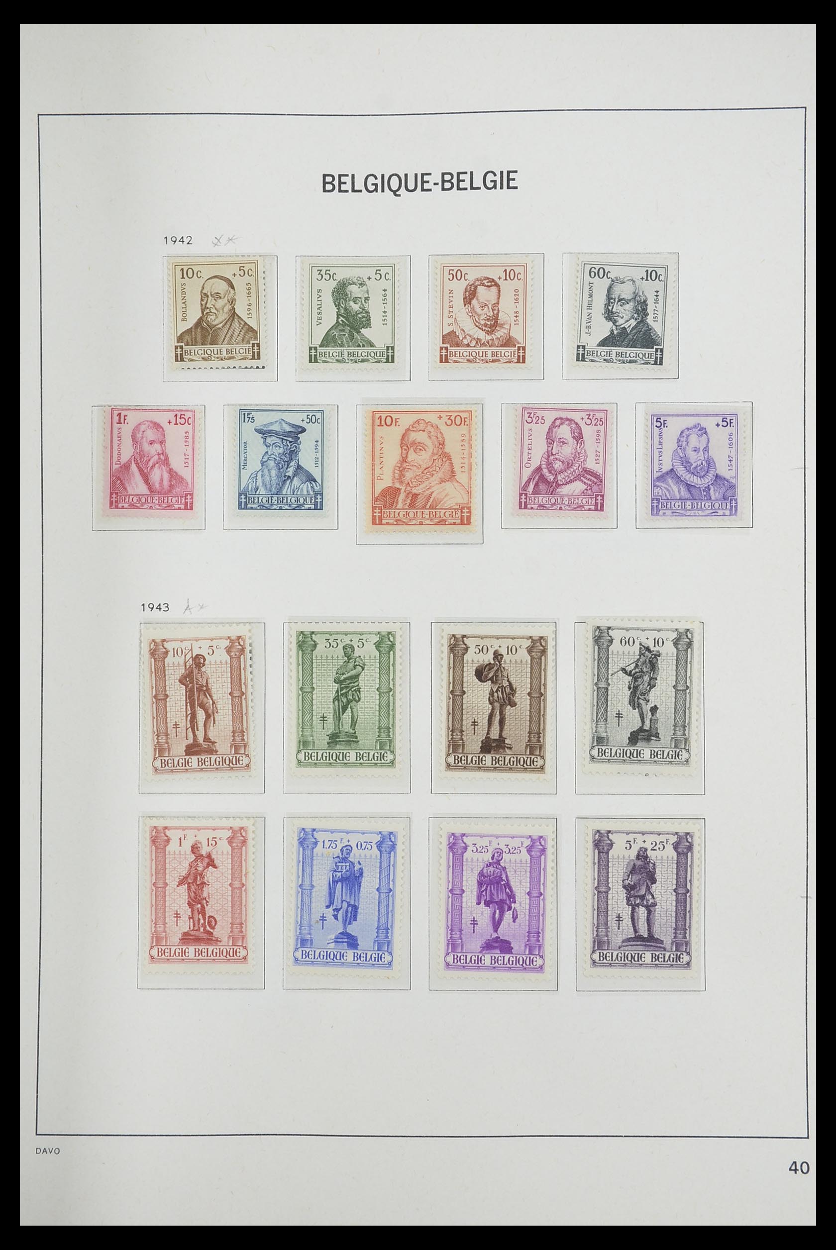 33769 038 - Postzegelverzameling 33769 België 1849-1988.