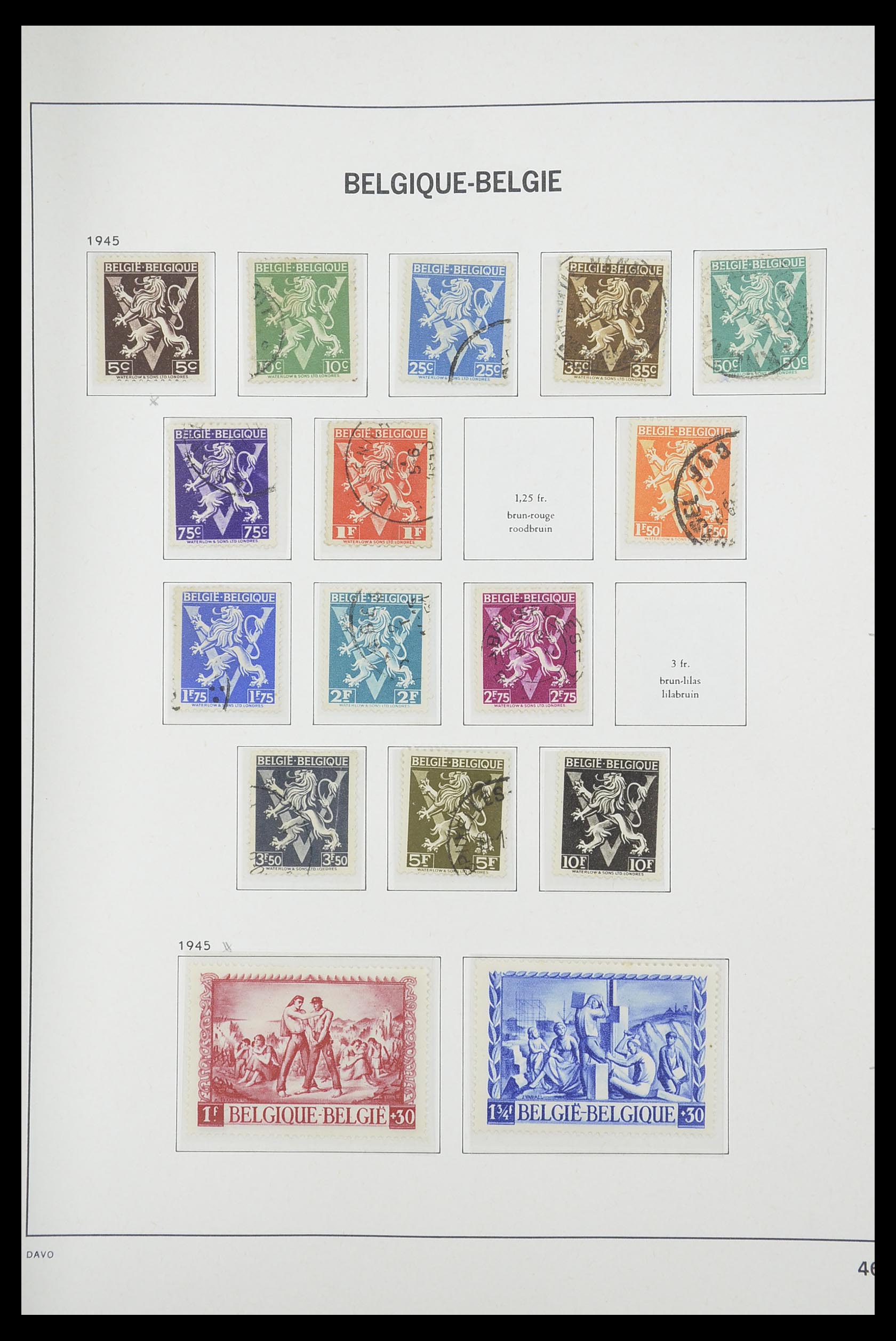 33769 044 - Stamp collection 33769 Belgium 1849-1988.