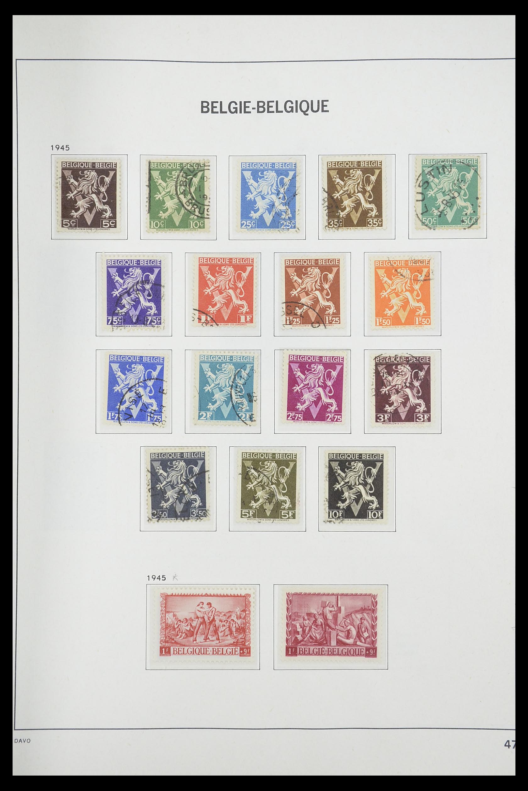 33769 045 - Postzegelverzameling 33769 België 1849-1988.
