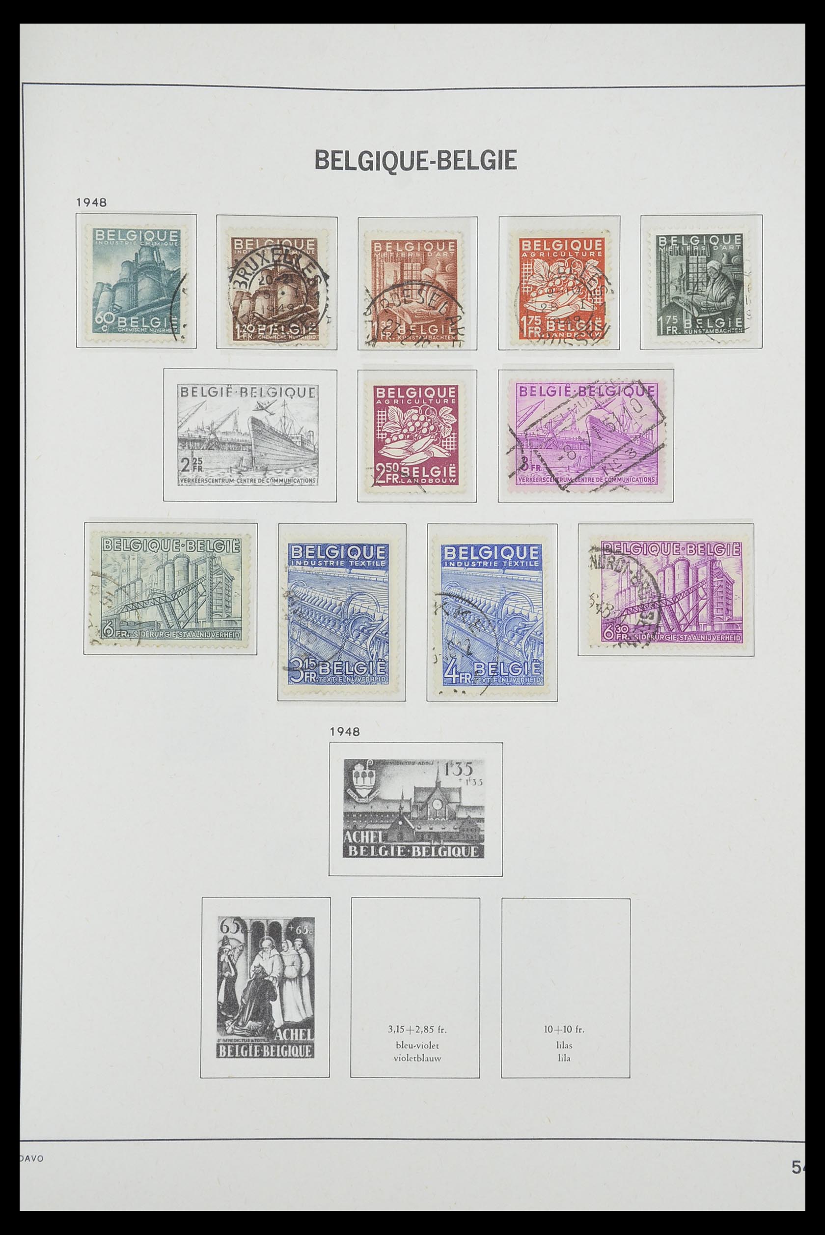33769 050 - Stamp collection 33769 Belgium 1849-1988.