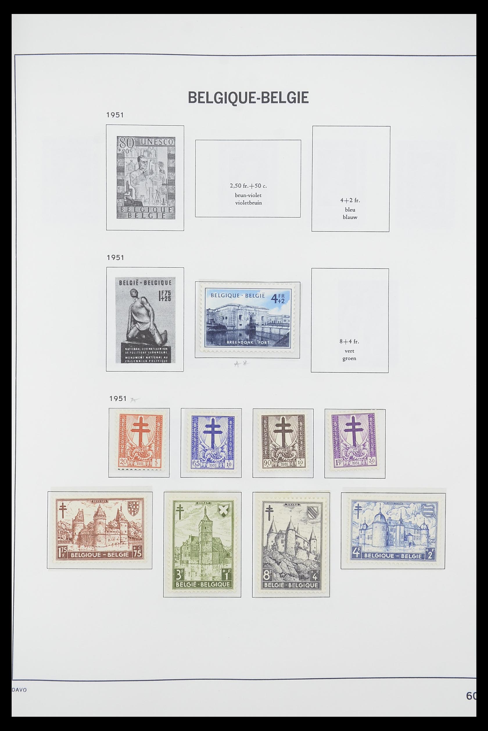 33769 054 - Postzegelverzameling 33769 België 1849-1988.