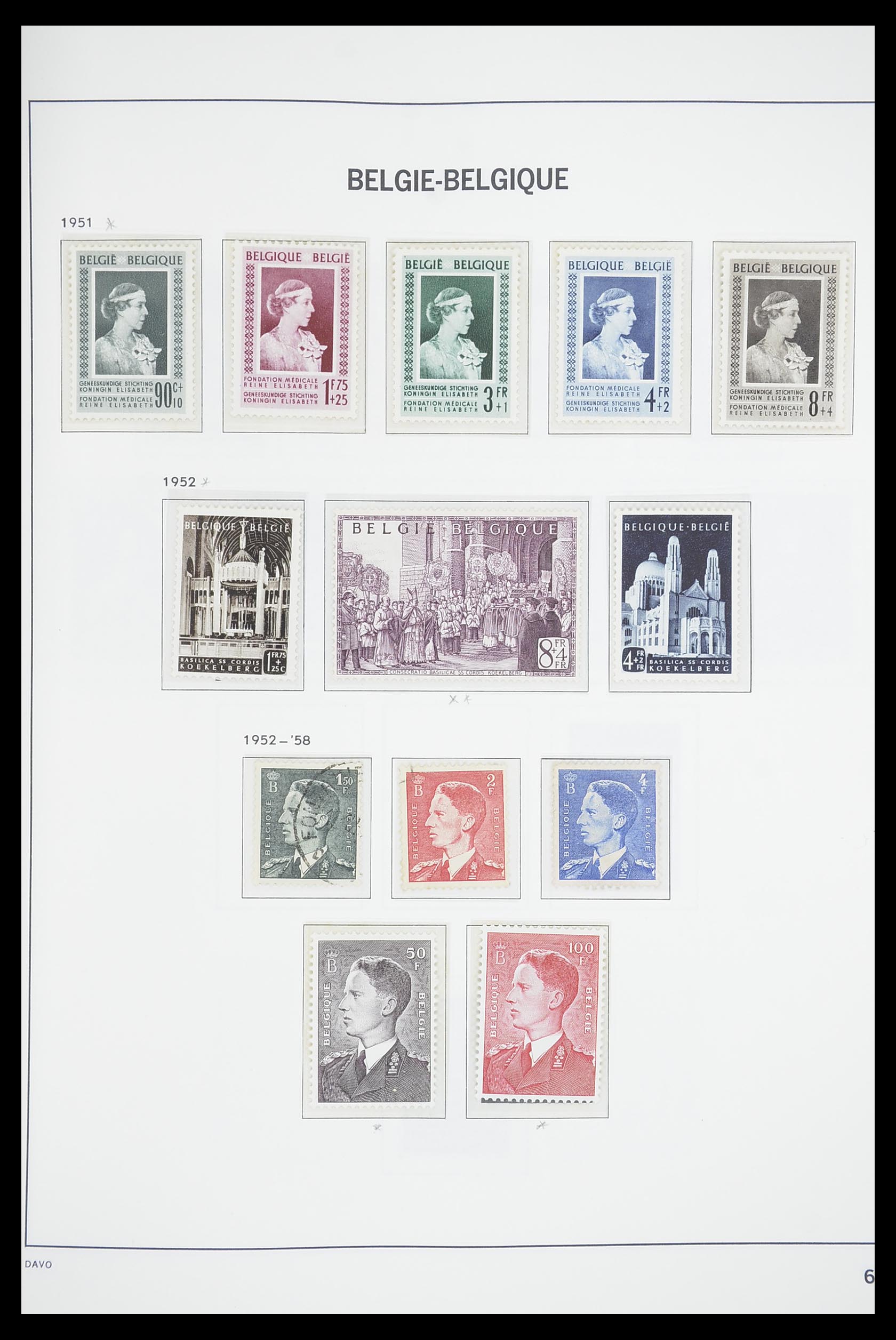 33769 055 - Stamp collection 33769 Belgium 1849-1988.