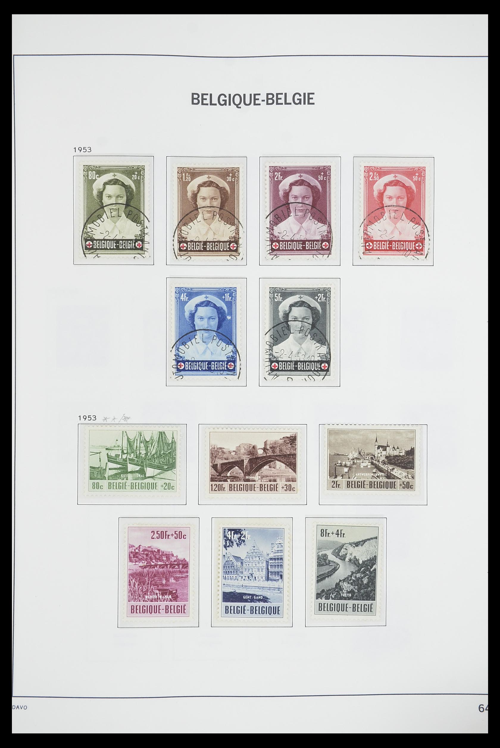 33769 058 - Stamp collection 33769 Belgium 1849-1988.
