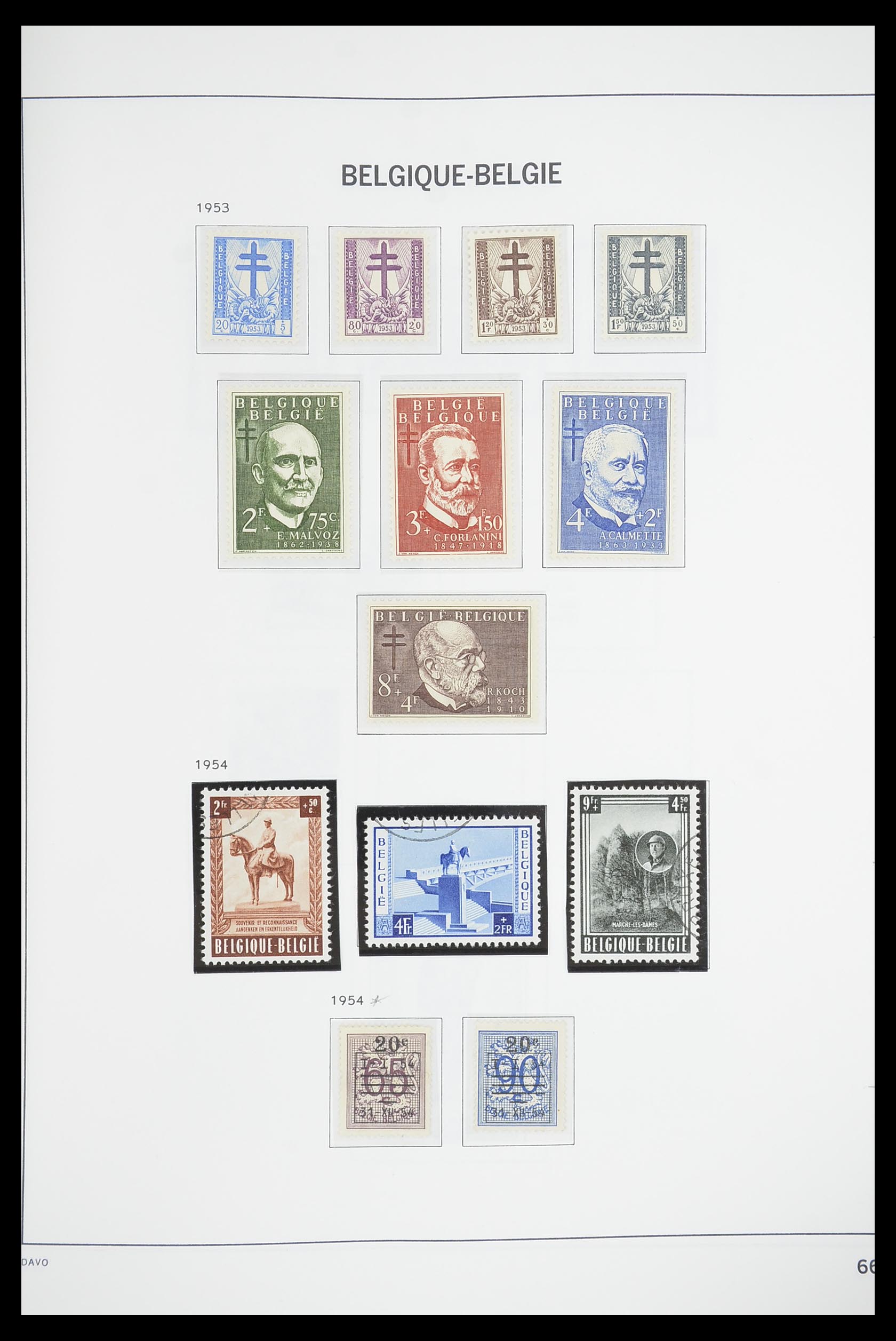 33769 060 - Stamp collection 33769 Belgium 1849-1988.