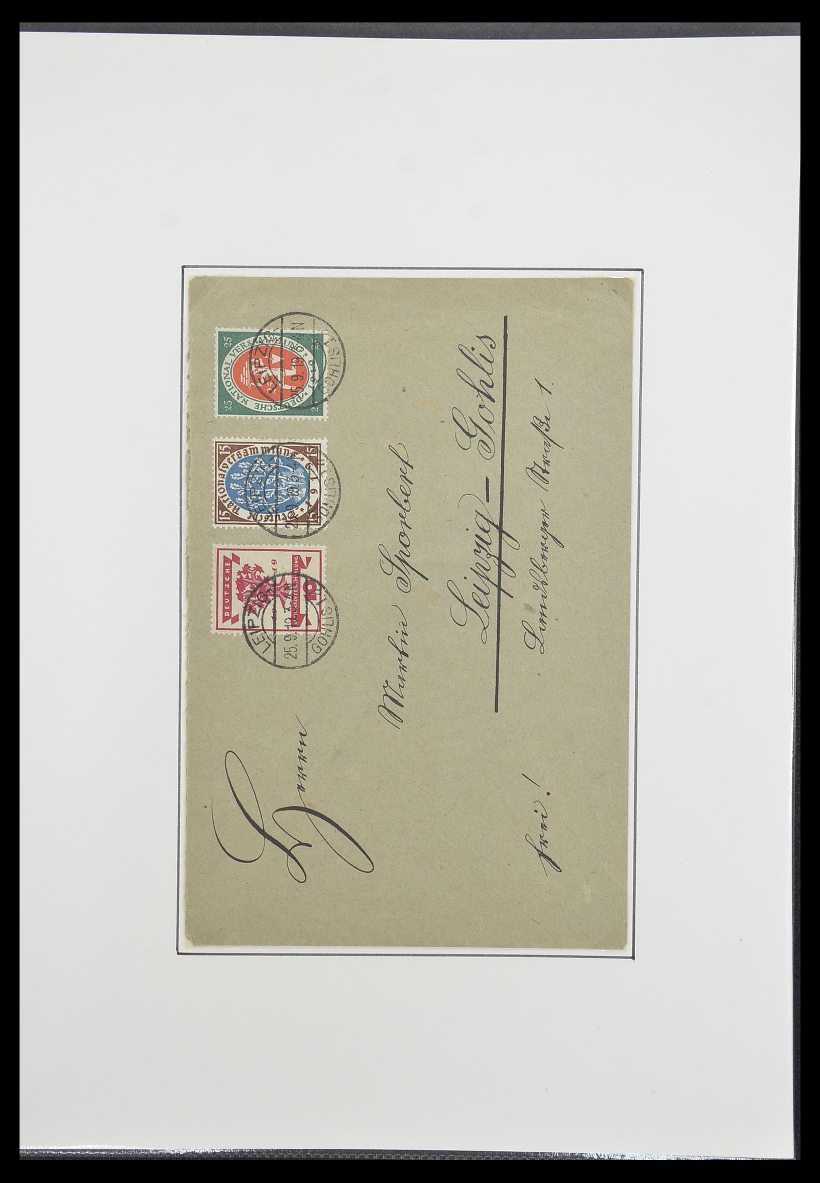 33770 0018 - Postzegelverzameling 33770 Duitsland brieven 1933-1949.