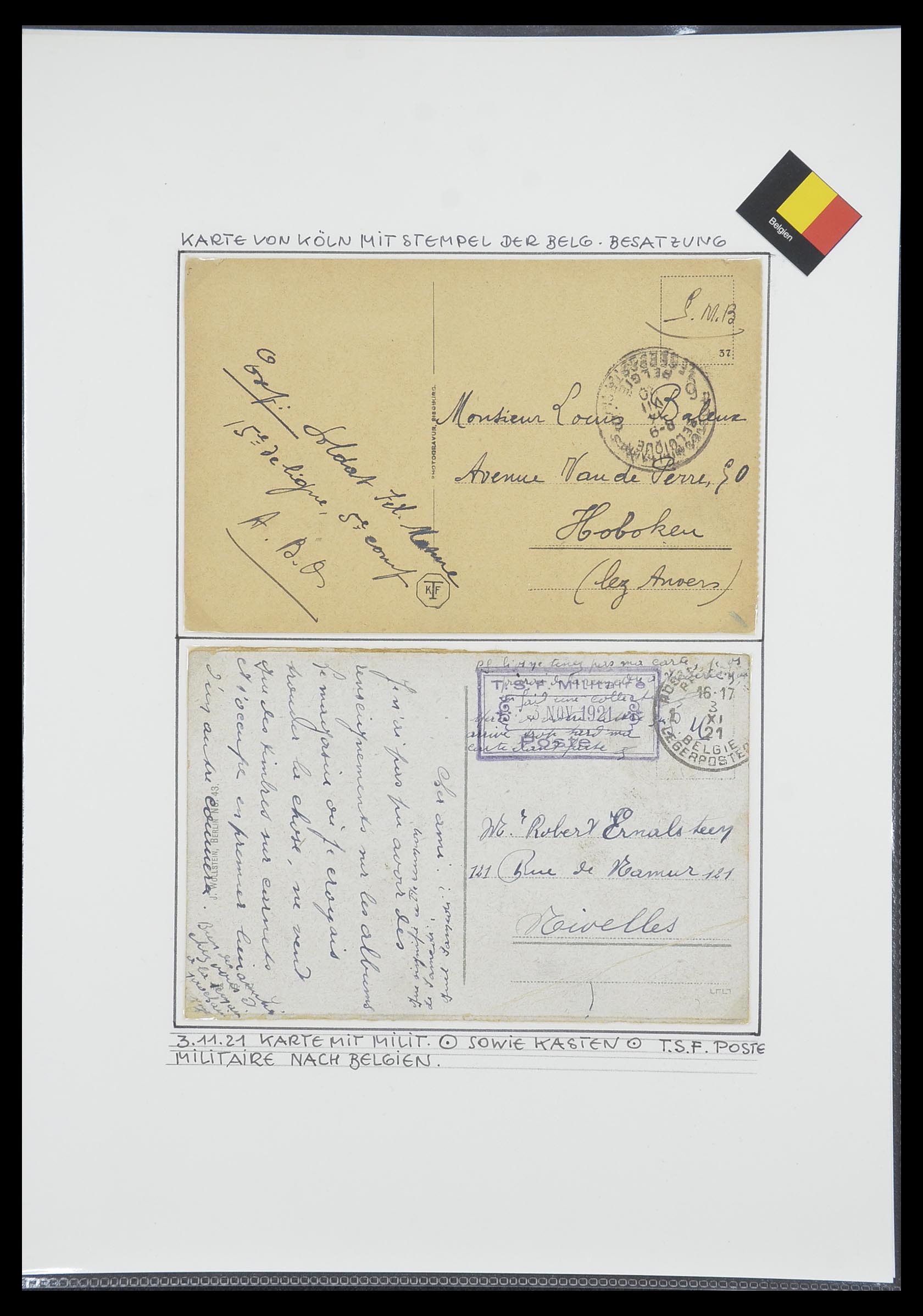 33770 0029 - Postzegelverzameling 33770 Duitsland brieven 1933-1949.