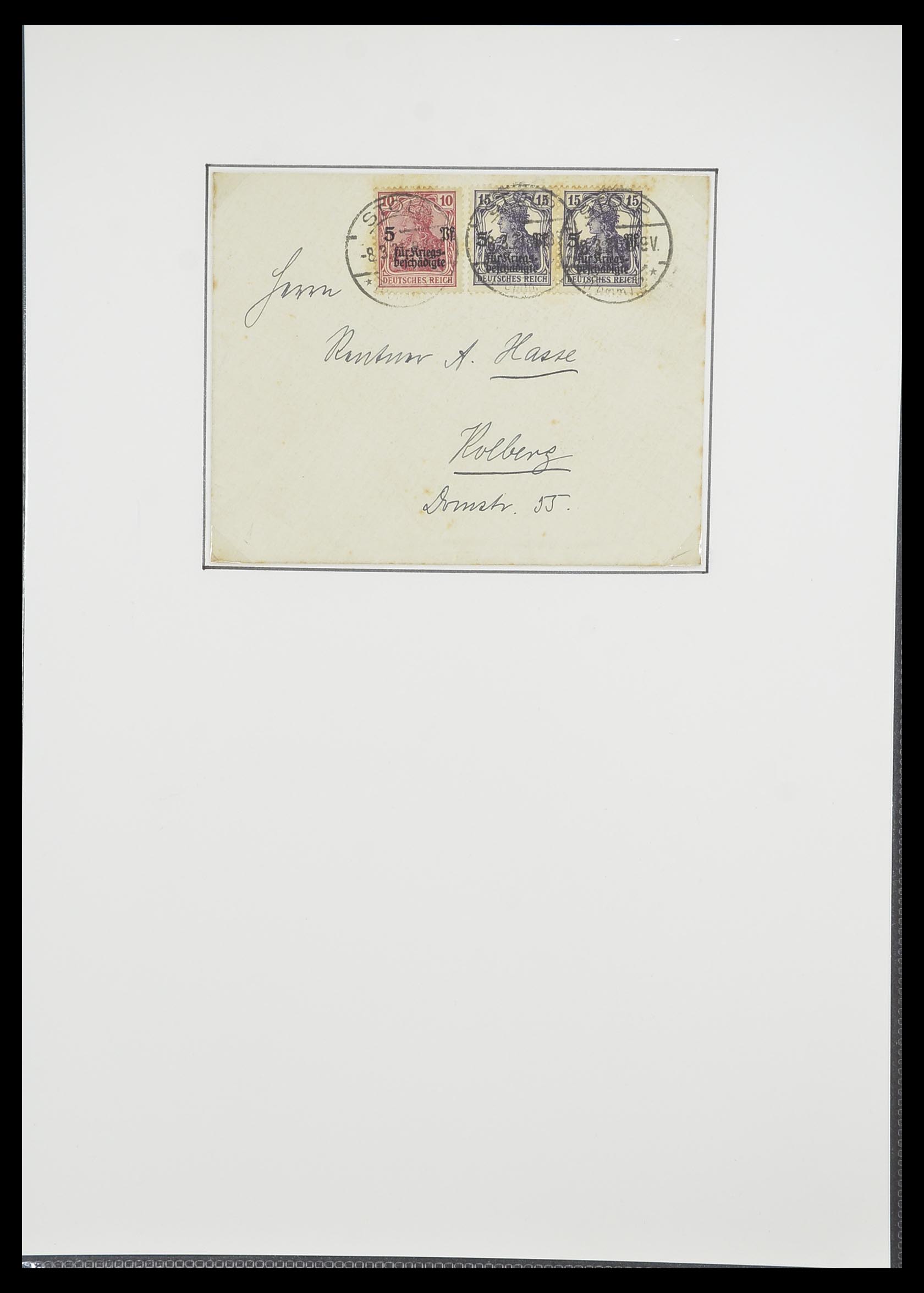 33770 0045 - Postzegelverzameling 33770 Duitsland brieven 1933-1949.