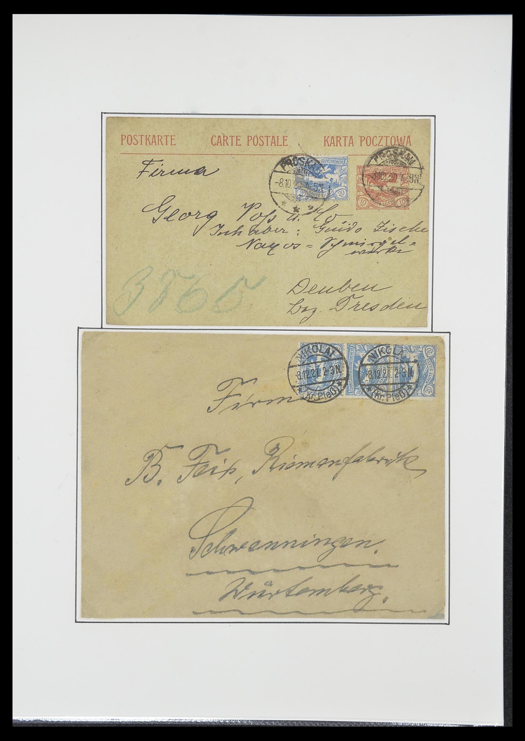 33770 0052 - Postzegelverzameling 33770 Duitsland brieven 1933-1949.
