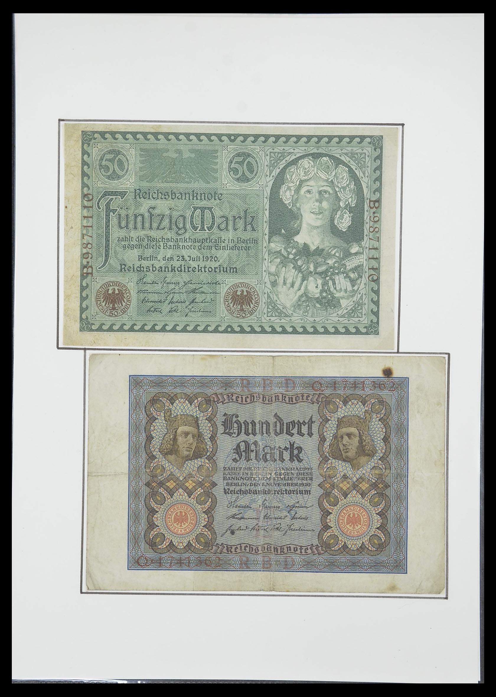 33770 0057 - Postzegelverzameling 33770 Duitsland brieven 1933-1949.