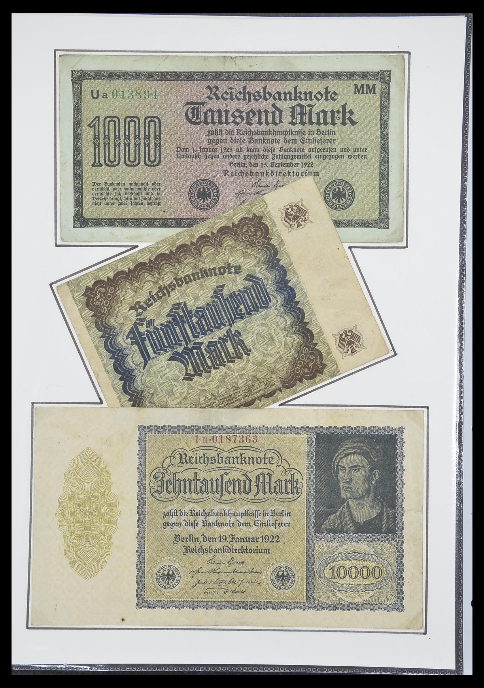 33770 0059 - Postzegelverzameling 33770 Duitsland brieven 1933-1949.