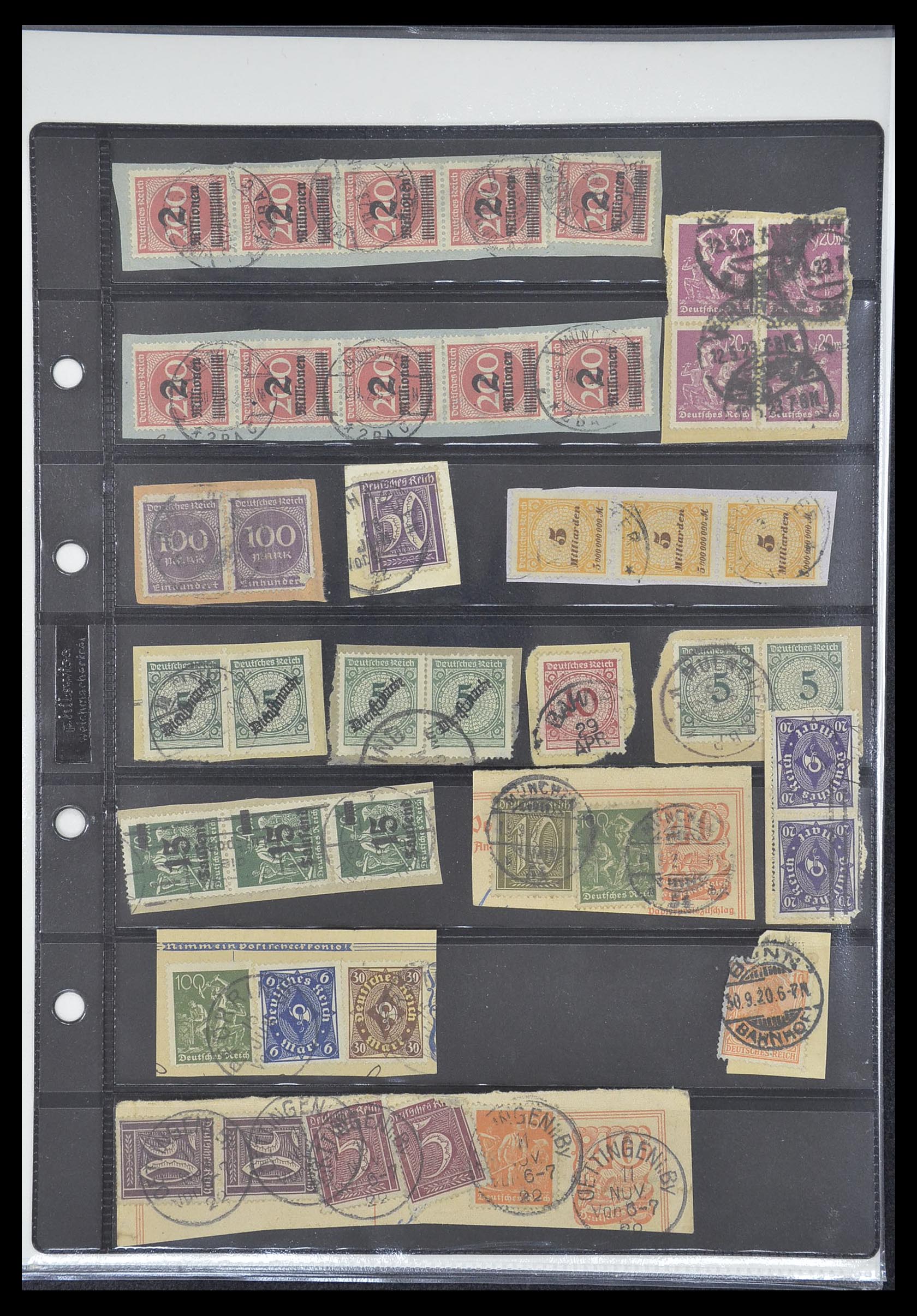 33770 0061 - Postzegelverzameling 33770 Duitsland brieven 1933-1949.