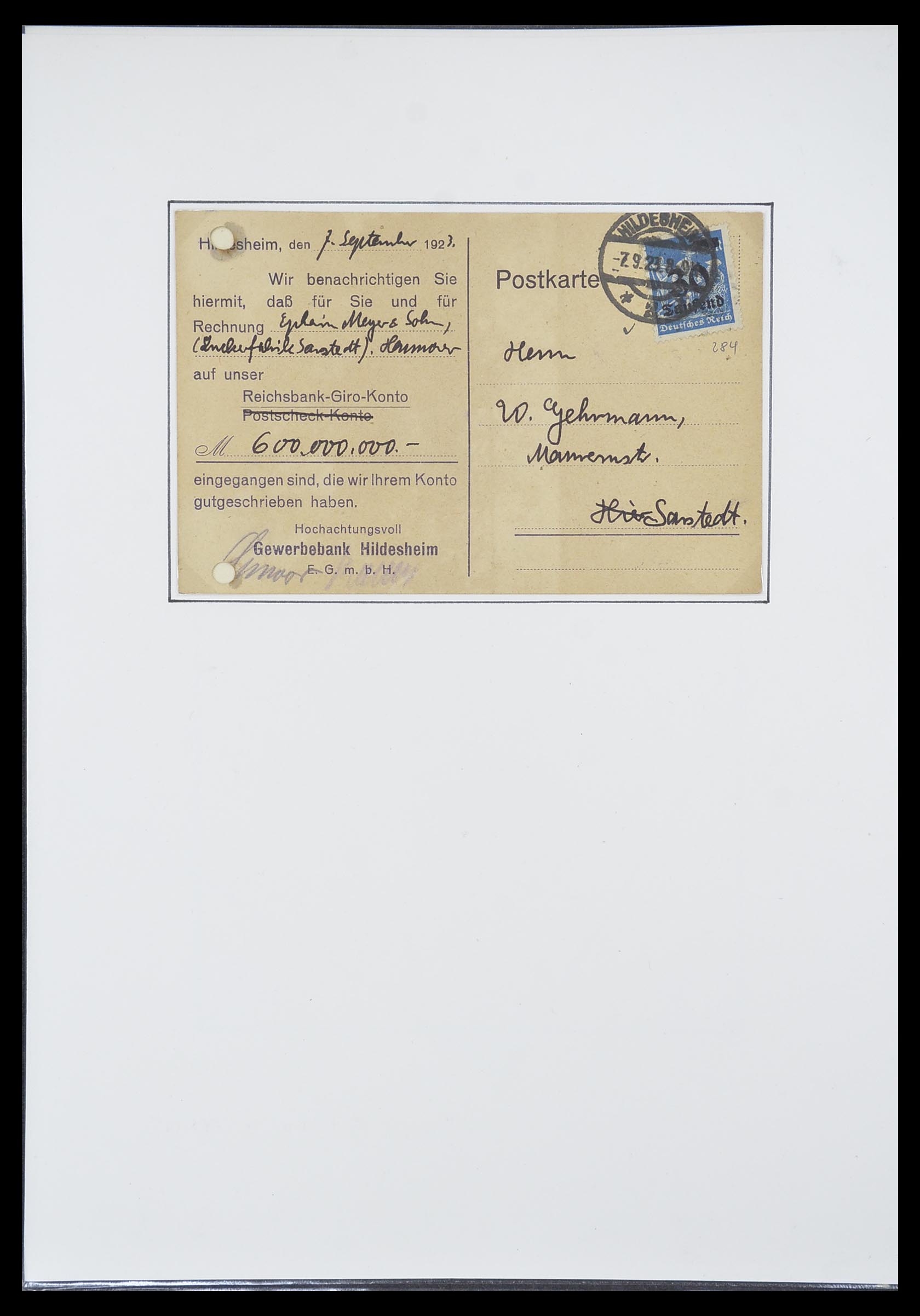 33770 0064 - Postzegelverzameling 33770 Duitsland brieven 1933-1949.