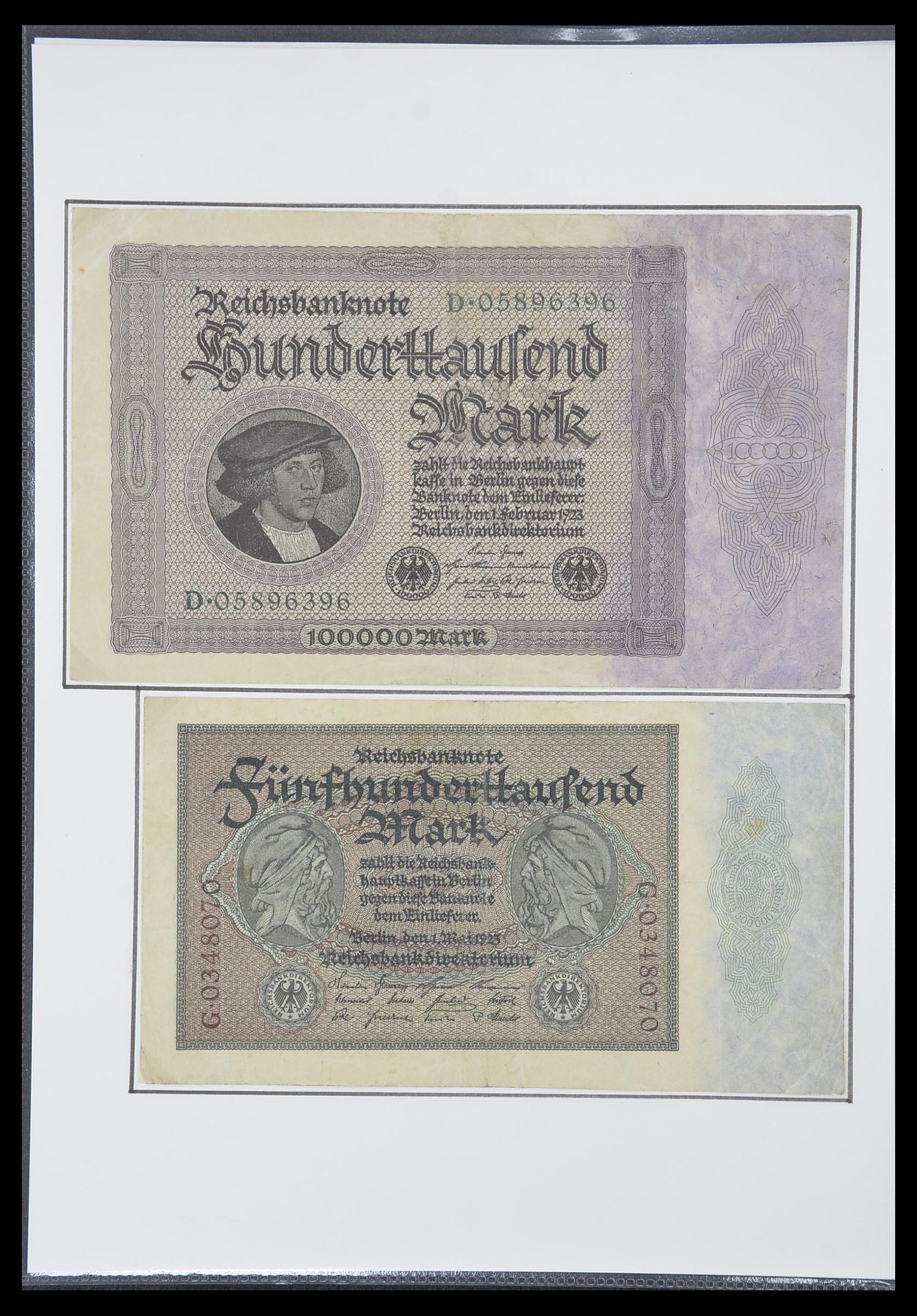 33770 0065 - Postzegelverzameling 33770 Duitsland brieven 1933-1949.