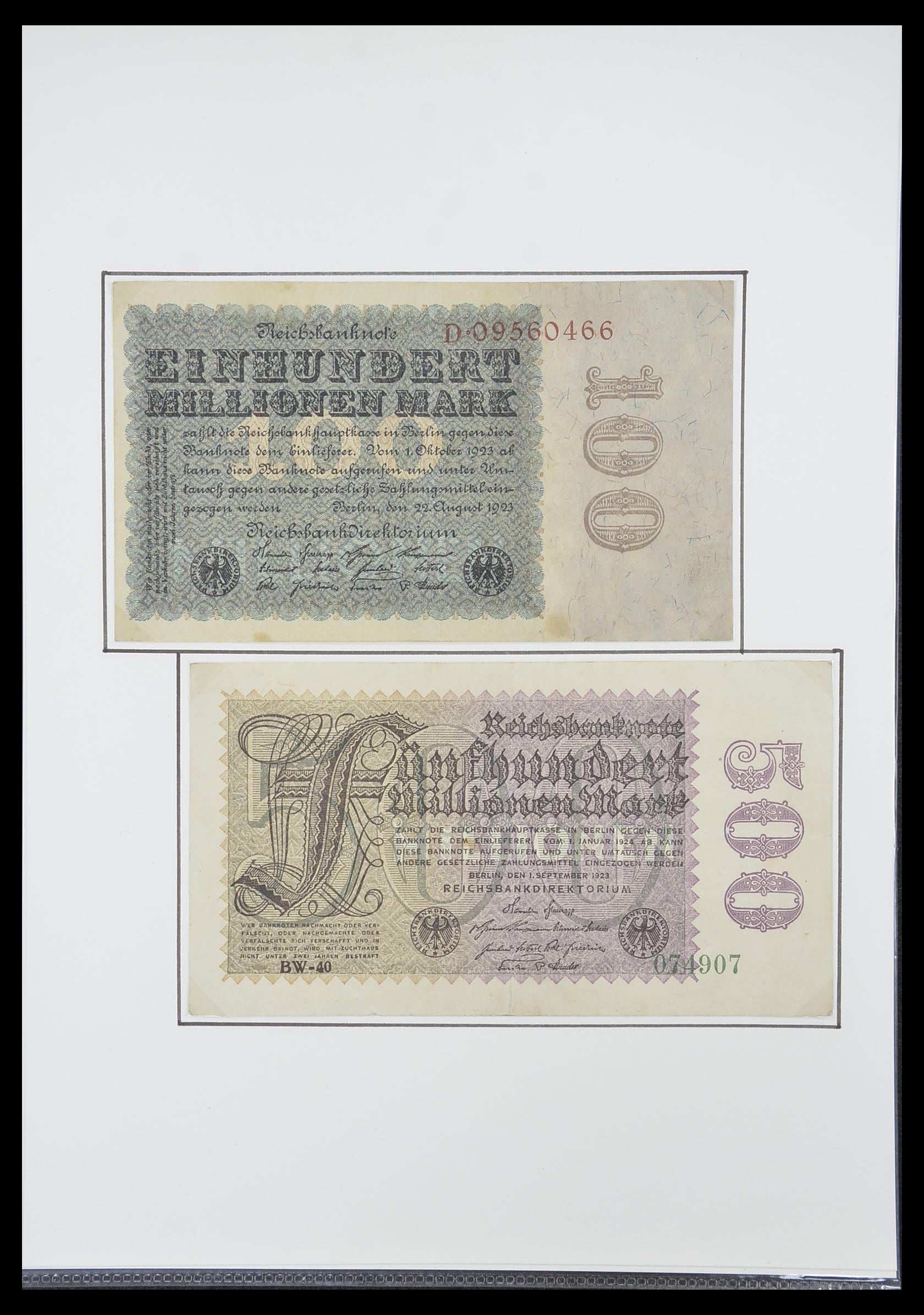 33770 0071 - Postzegelverzameling 33770 Duitsland brieven 1933-1949.