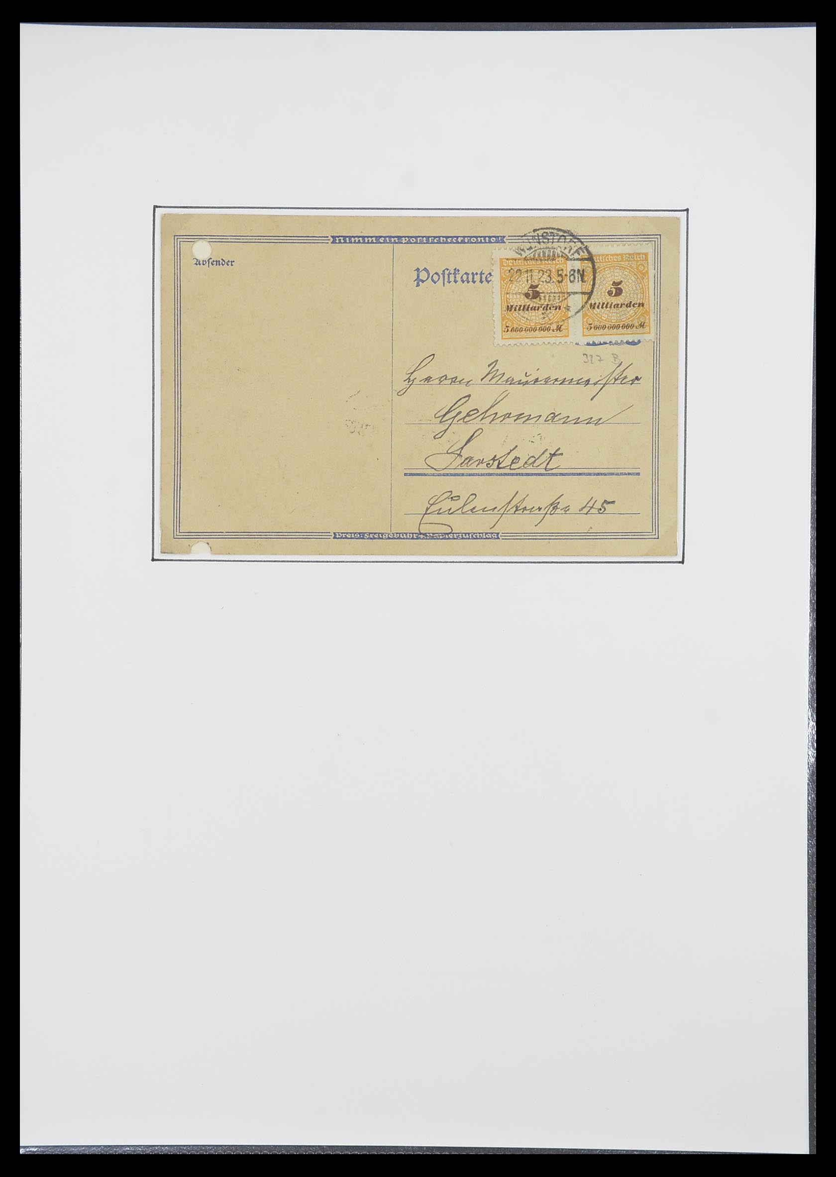 33770 0074 - Postzegelverzameling 33770 Duitsland brieven 1933-1949.