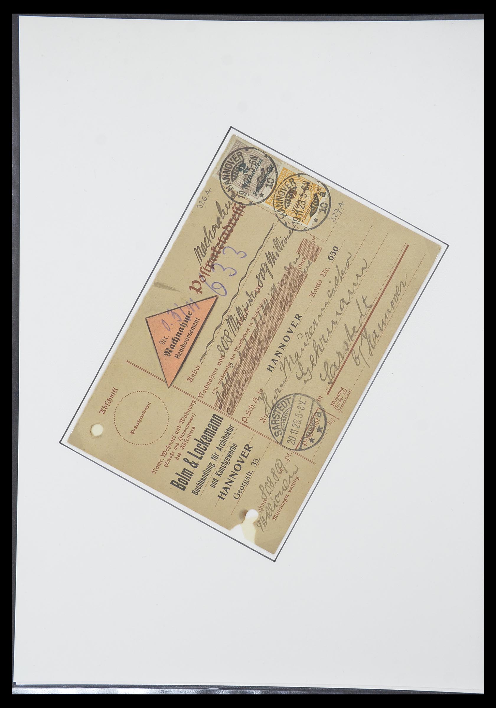 33770 0075 - Postzegelverzameling 33770 Duitsland brieven 1933-1949.