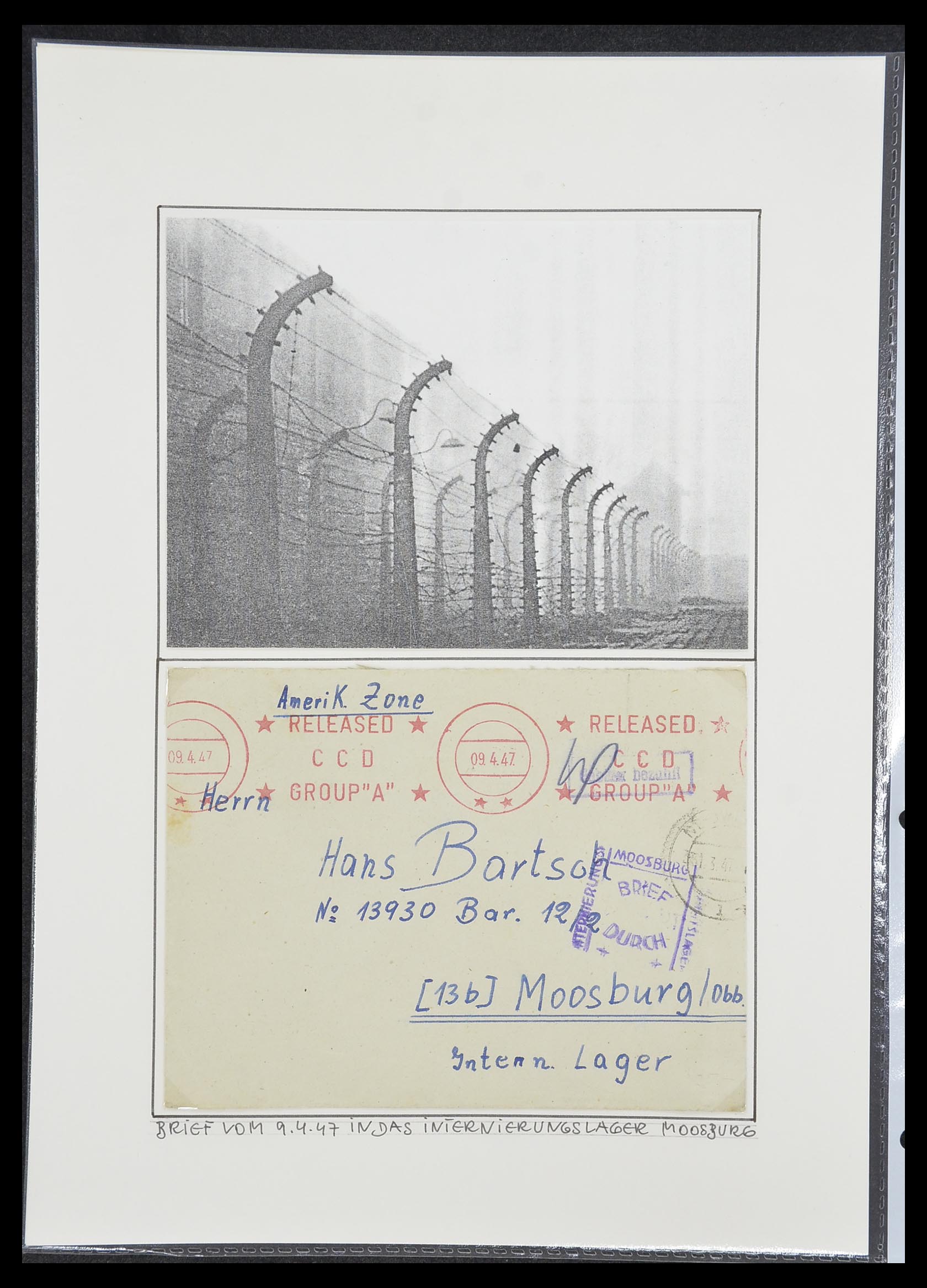 33770 2075 - Postzegelverzameling 33770 Duitsland brieven 1933-1949.
