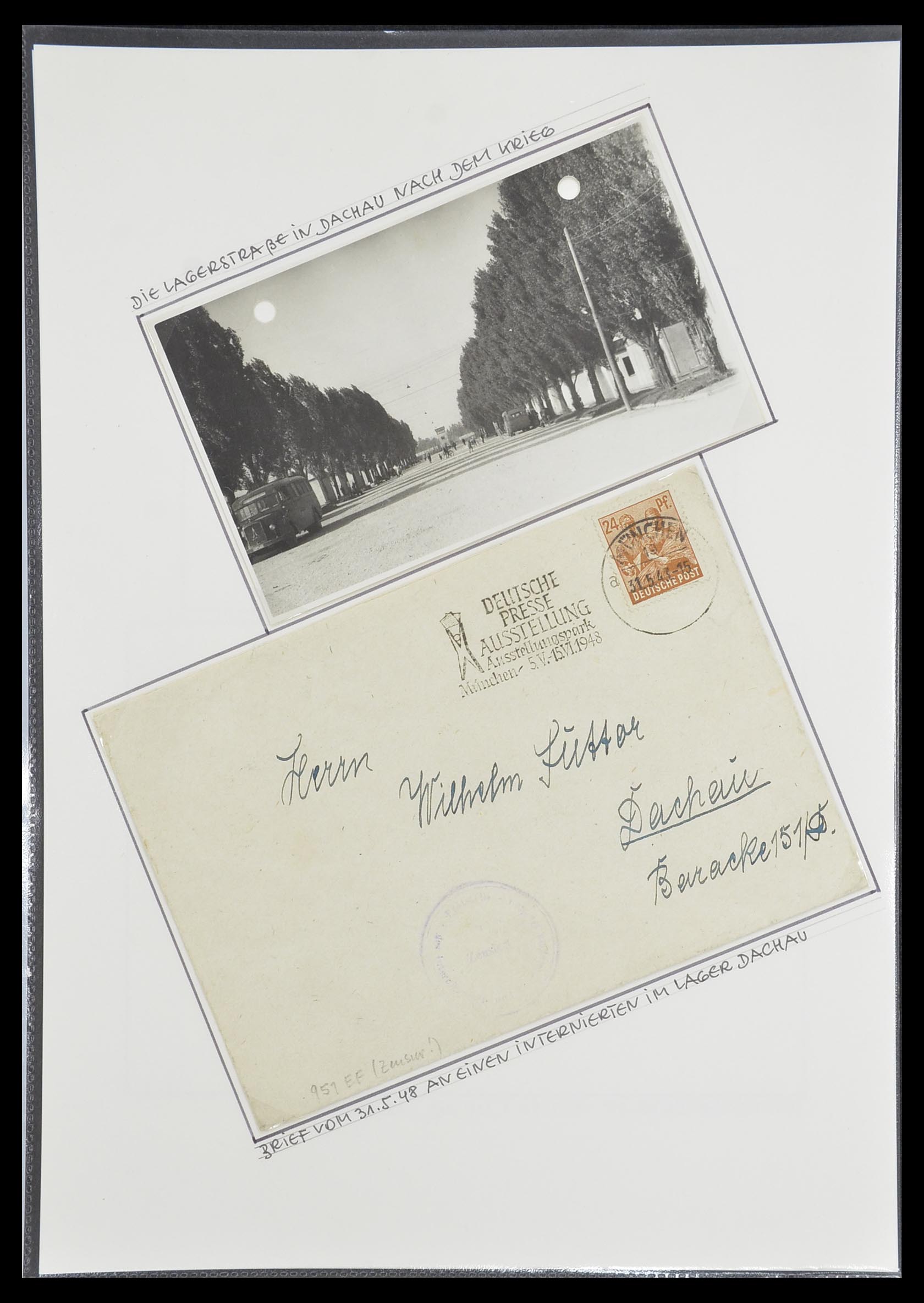 33770 2076 - Postzegelverzameling 33770 Duitsland brieven 1933-1949.