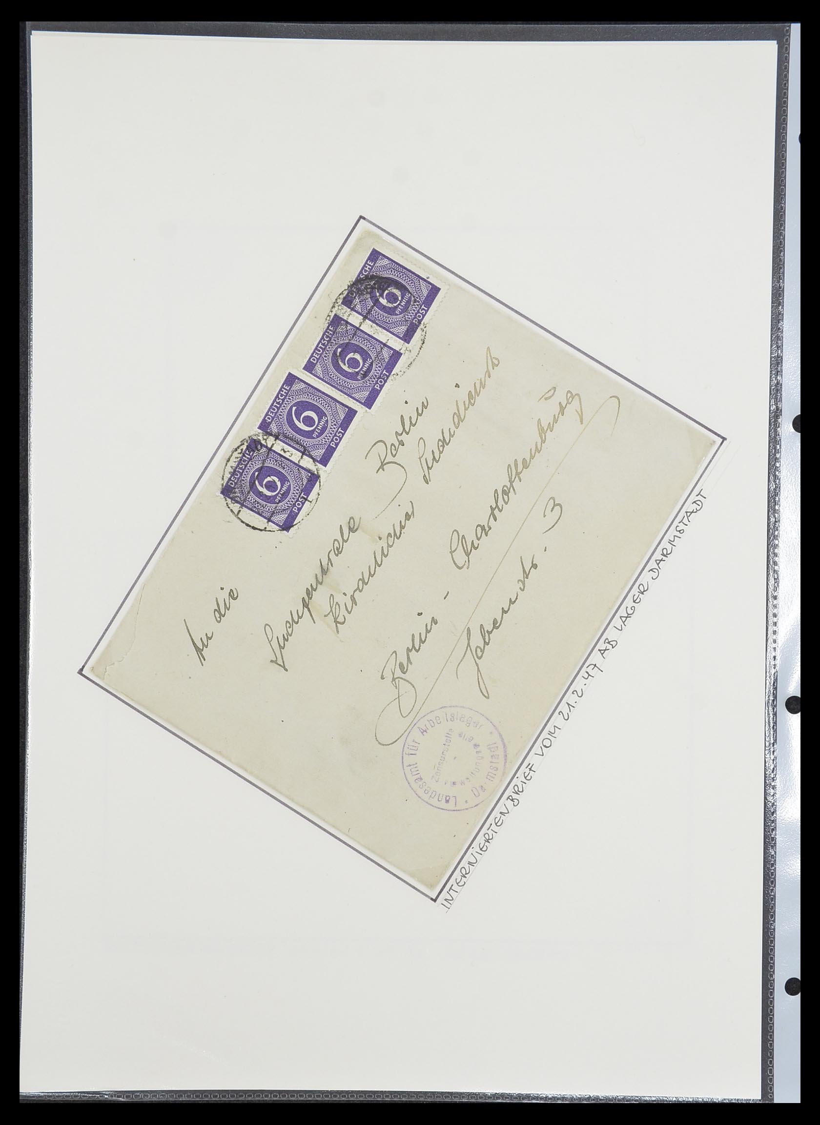 33770 2077 - Postzegelverzameling 33770 Duitsland brieven 1933-1949.
