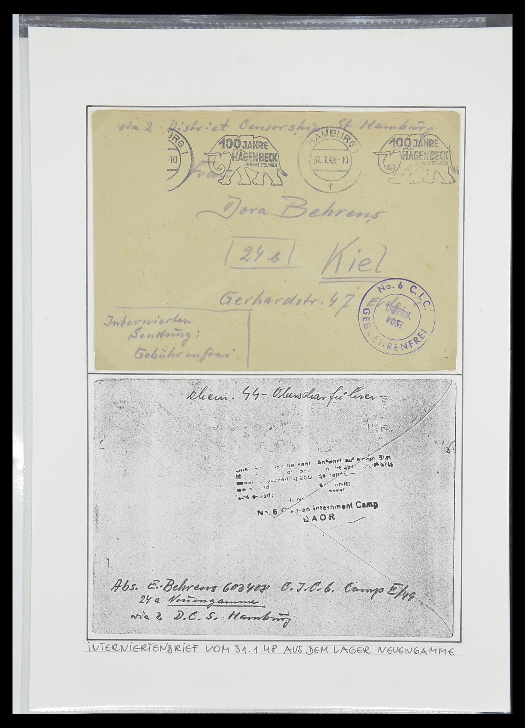 33770 2080 - Postzegelverzameling 33770 Duitsland brieven 1933-1949.