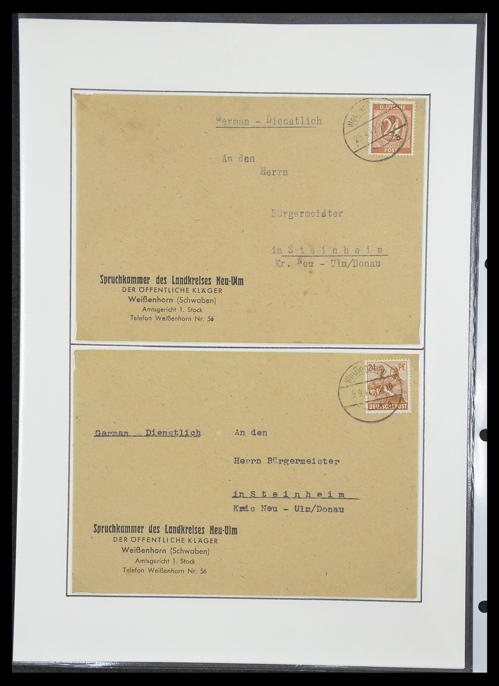 33770 2087 - Postzegelverzameling 33770 Duitsland brieven 1933-1949.
