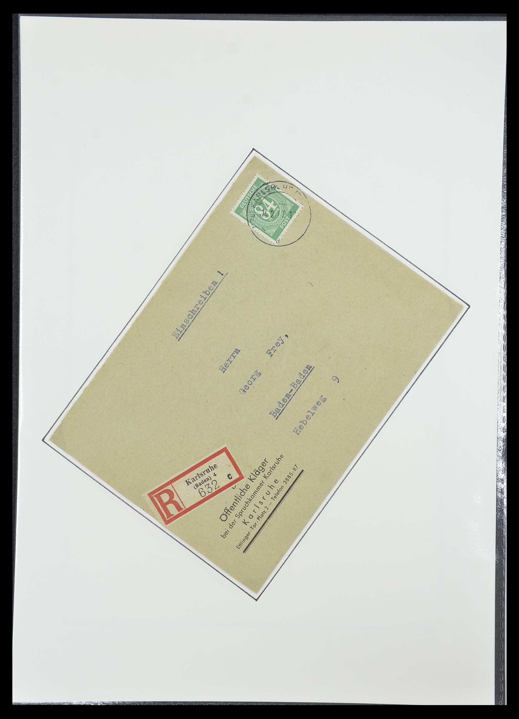 33770 2089 - Stamp collection 33770 Germany covers 1933-1949.