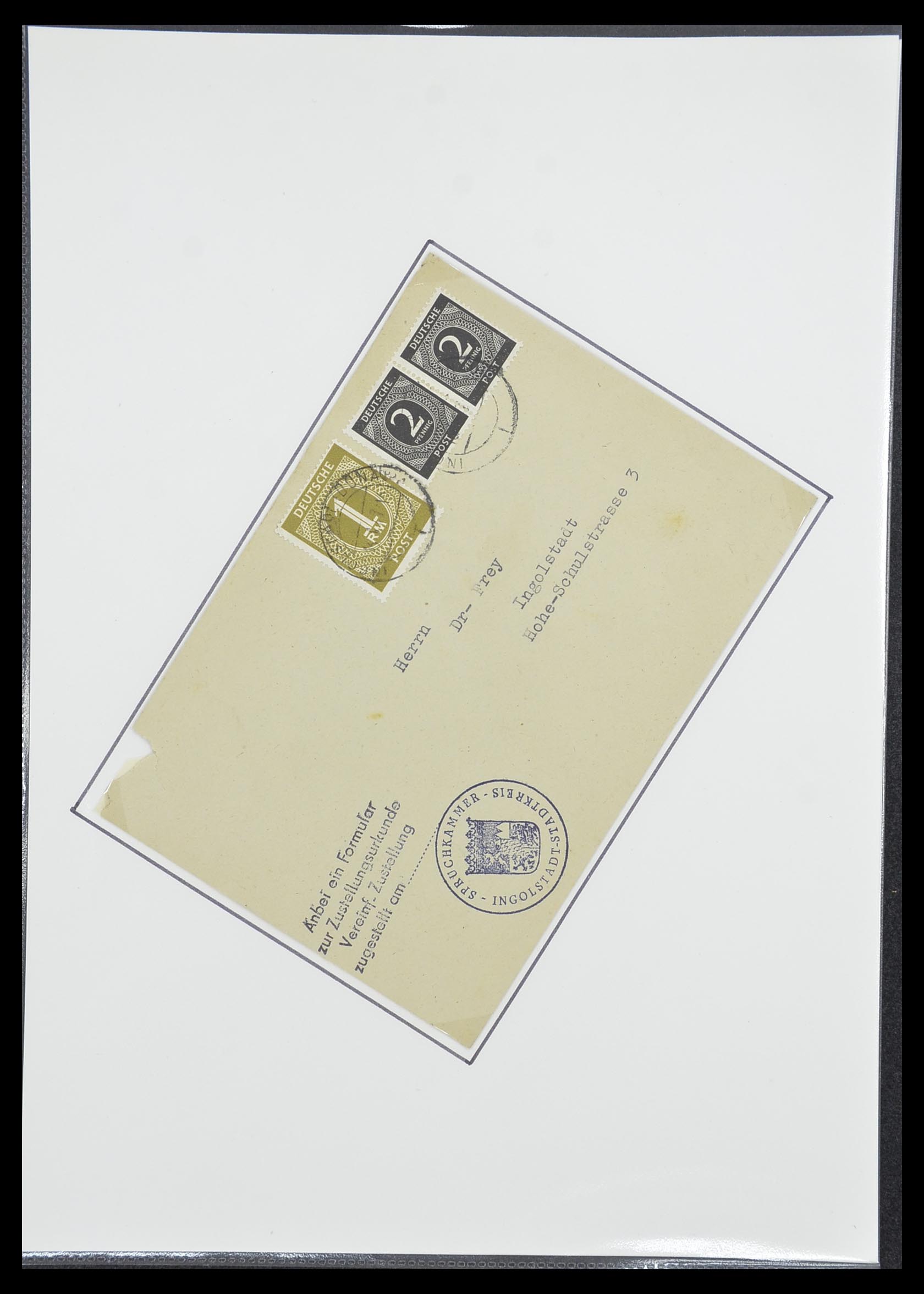 33770 2090 - Postzegelverzameling 33770 Duitsland brieven 1933-1949.