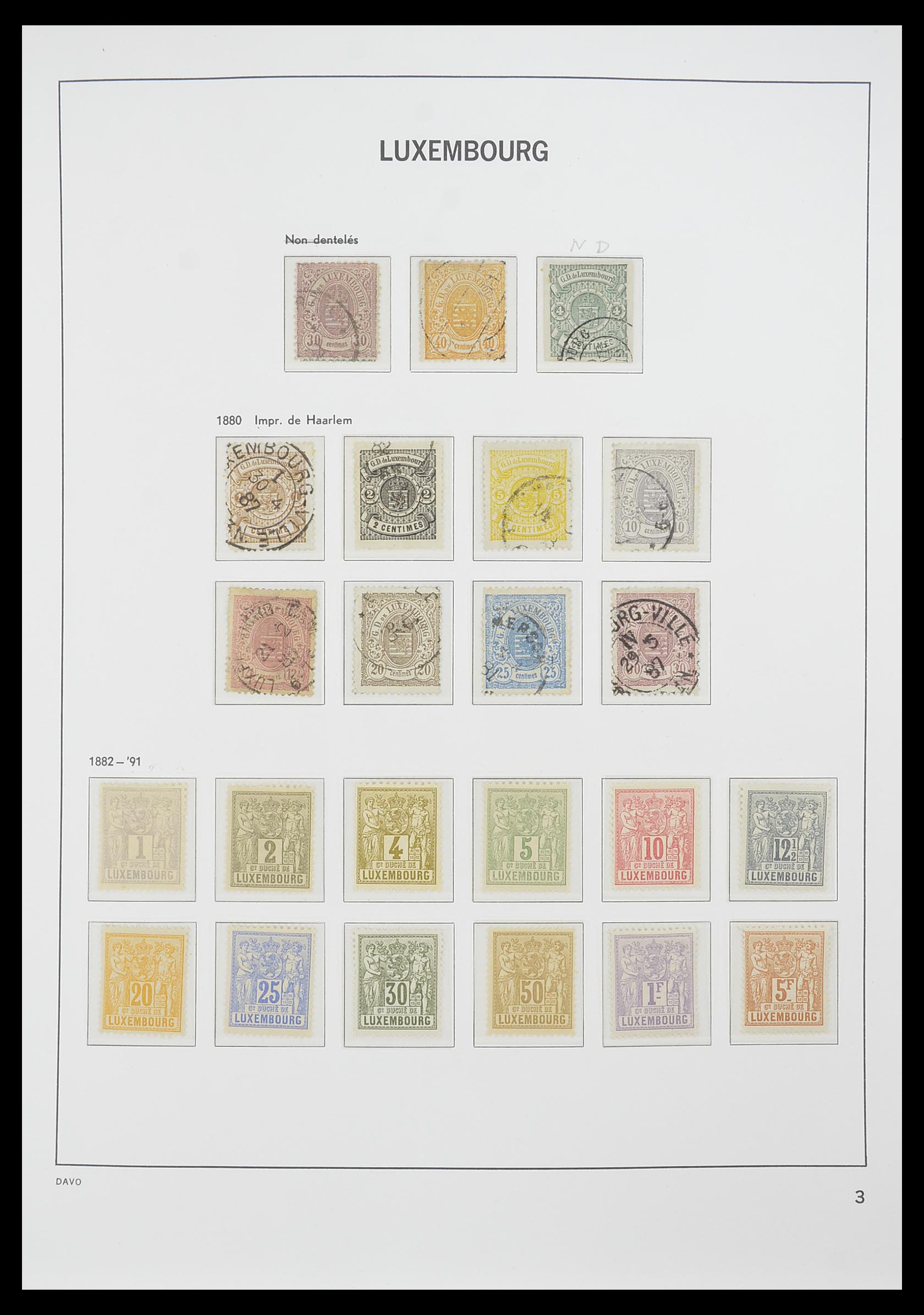 33774 003 - Stamp collection 33774 Luxembourg 1852-2018!