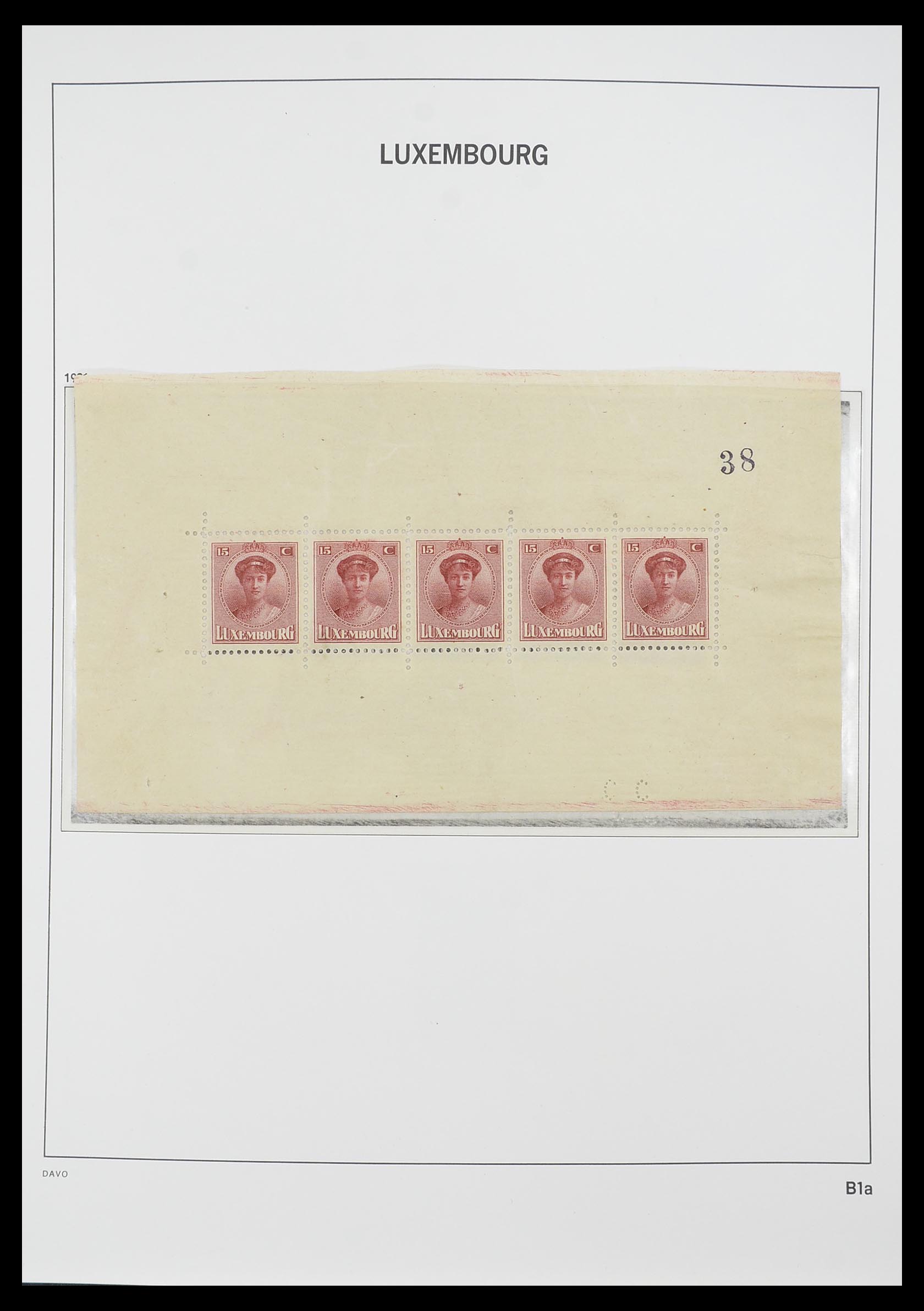 33774 009 - Postzegelverzameling 33774 Luxemburg 1852-2018!