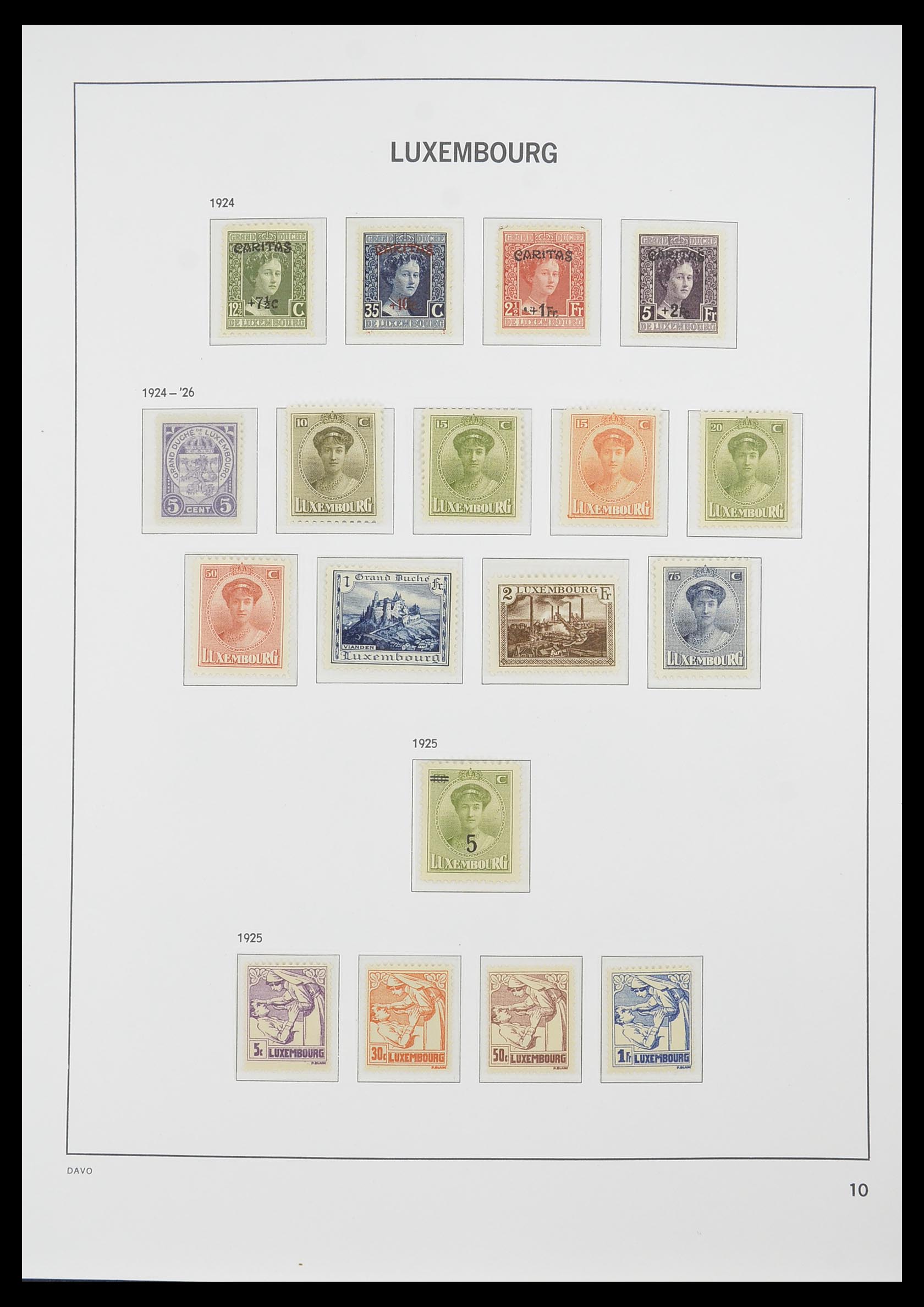 33774 012 - Stamp collection 33774 Luxembourg 1852-2018!