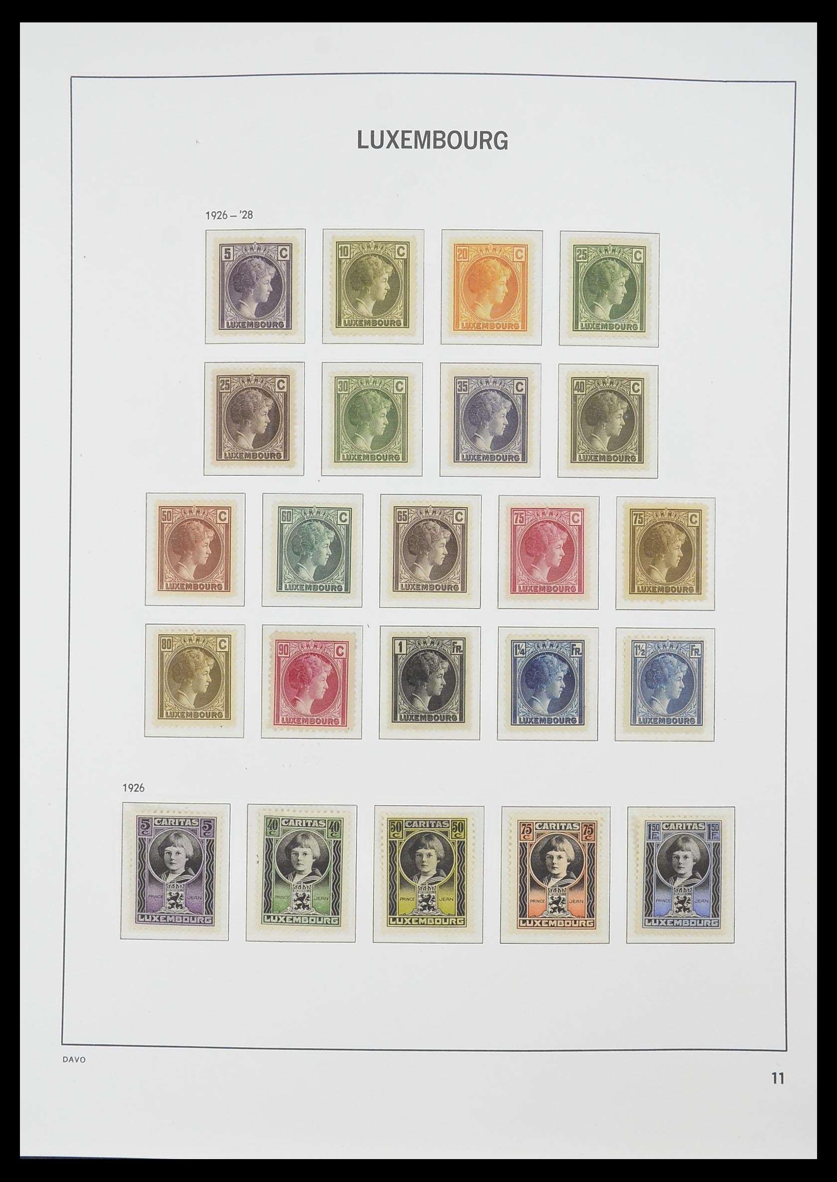 33774 013 - Stamp collection 33774 Luxembourg 1852-2018!