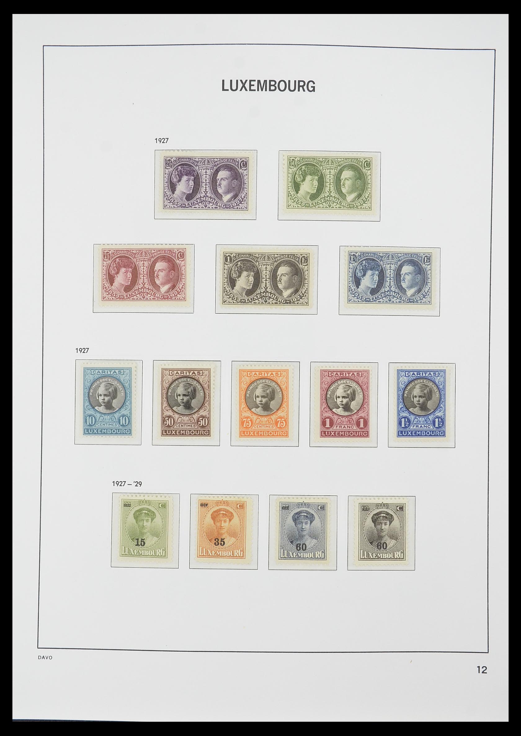 33774 014 - Stamp collection 33774 Luxembourg 1852-2018!