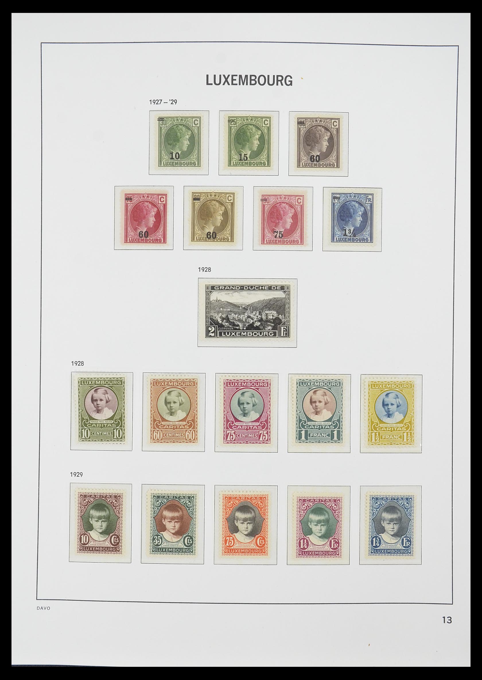 33774 015 - Stamp collection 33774 Luxembourg 1852-2018!