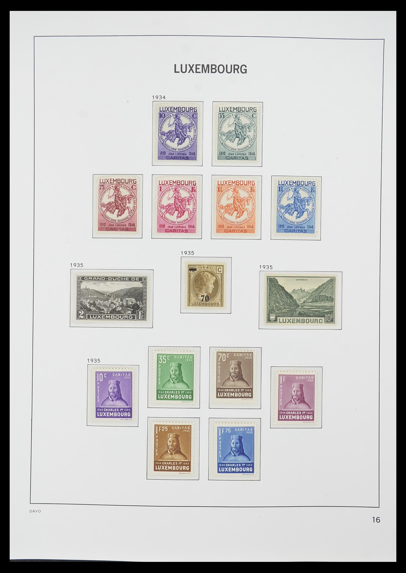 33774 018 - Stamp collection 33774 Luxembourg 1852-2018!