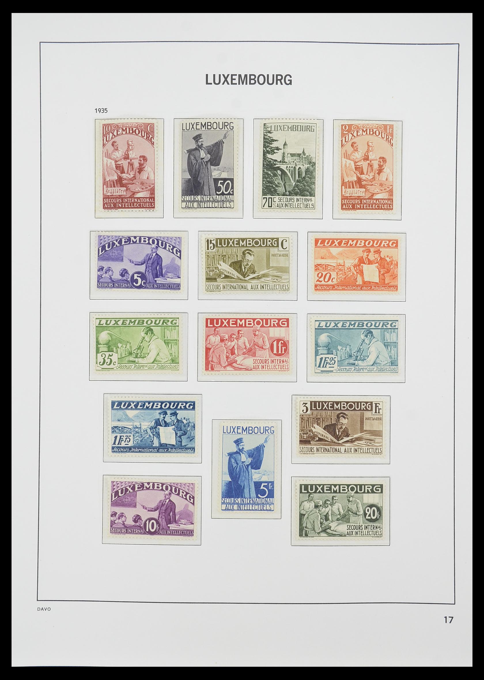 33774 019 - Stamp collection 33774 Luxembourg 1852-2018!