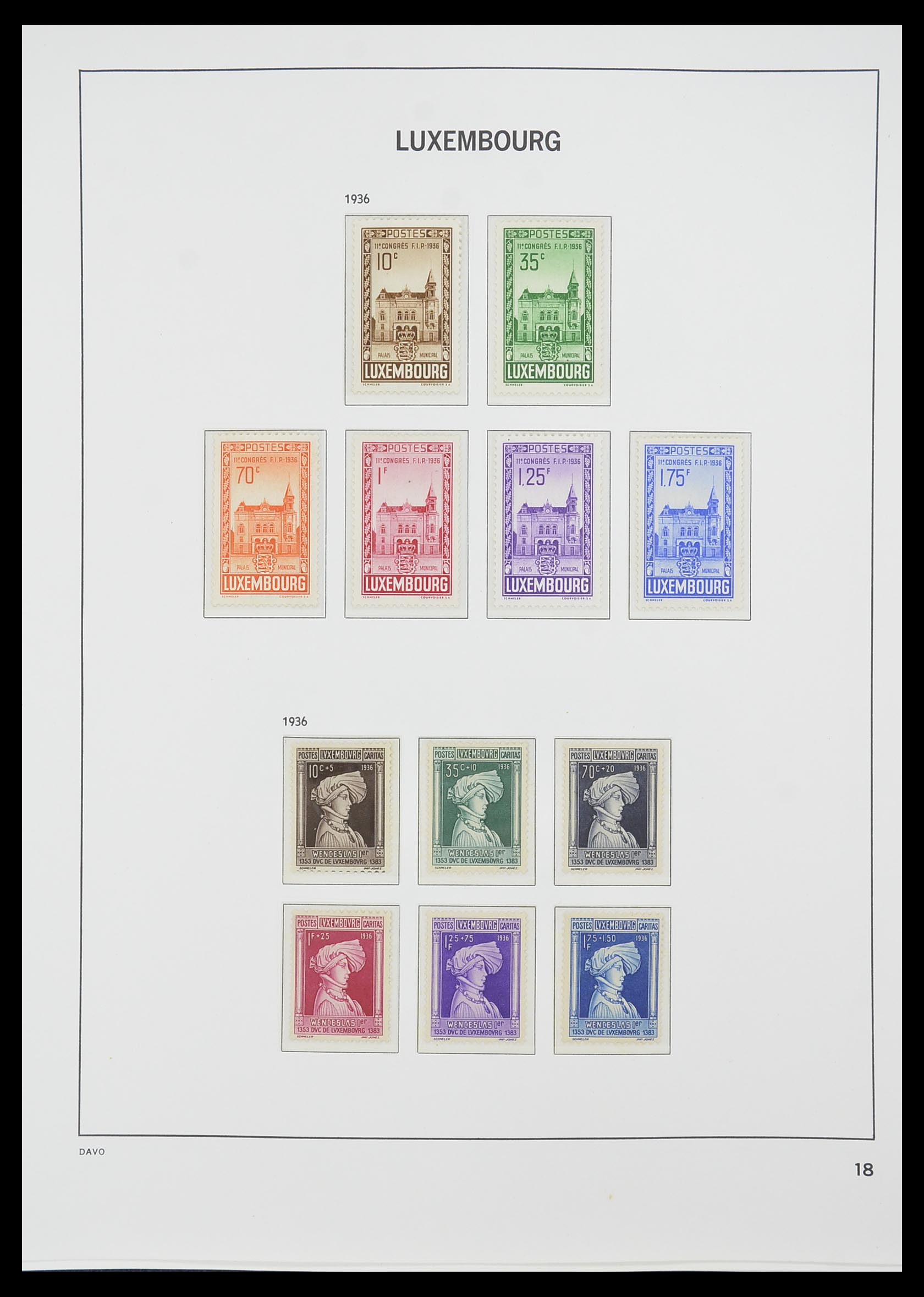 33774 020 - Stamp collection 33774 Luxembourg 1852-2018!
