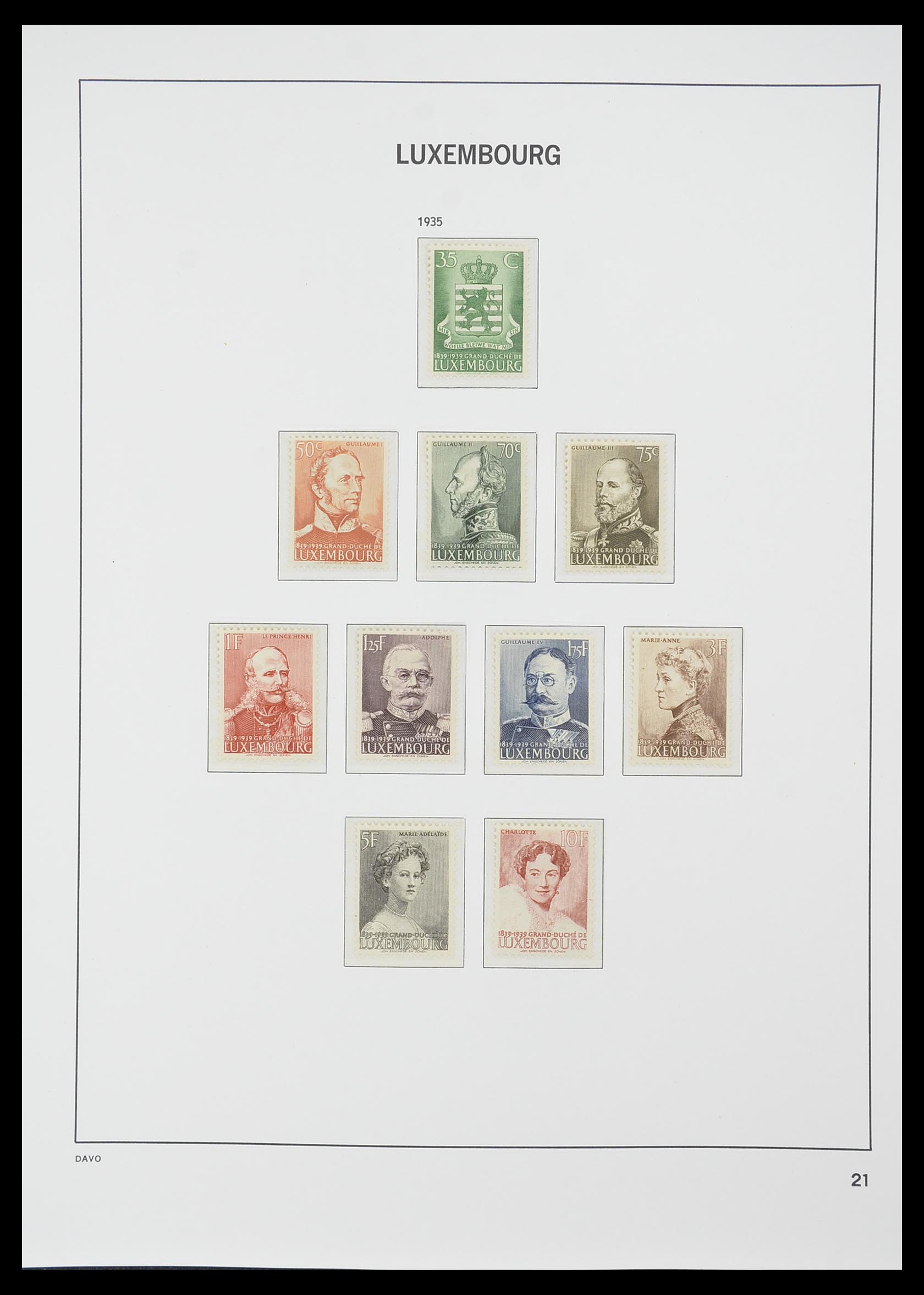 33774 023 - Stamp collection 33774 Luxembourg 1852-2018!