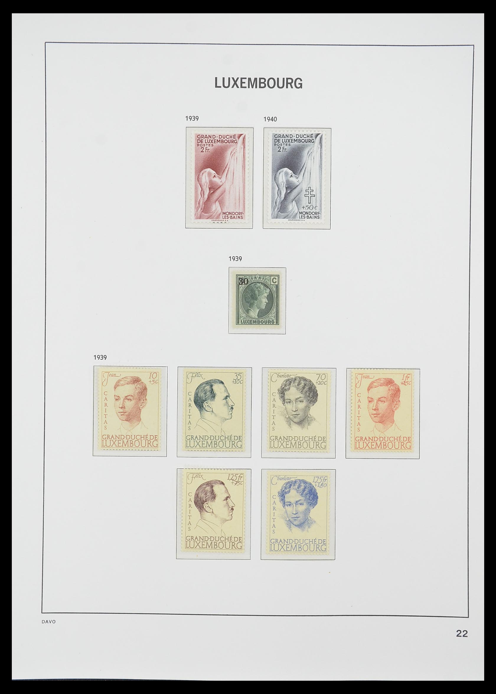 33774 024 - Stamp collection 33774 Luxembourg 1852-2018!