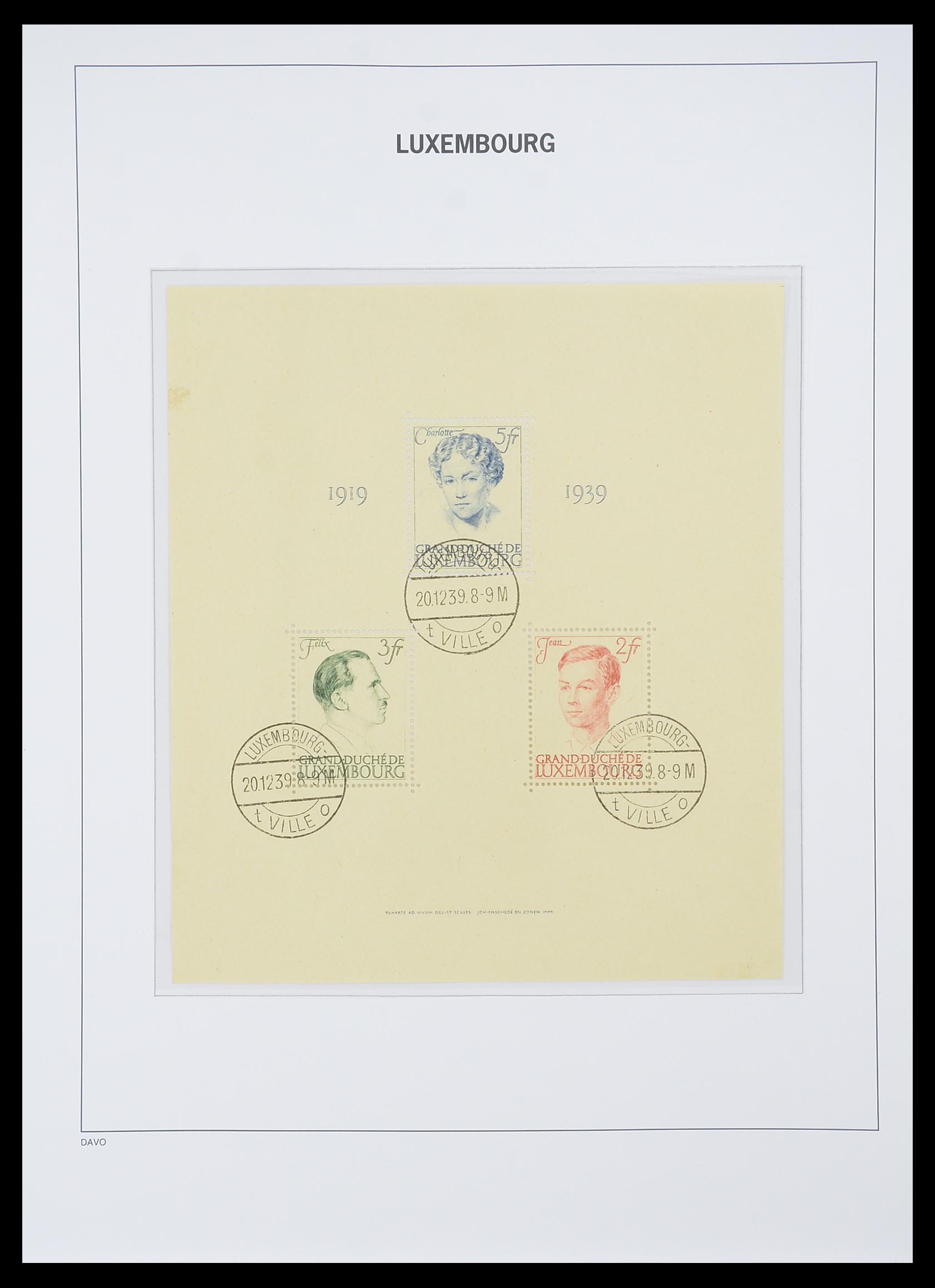 33774 026 - Postzegelverzameling 33774 Luxemburg 1852-2018!