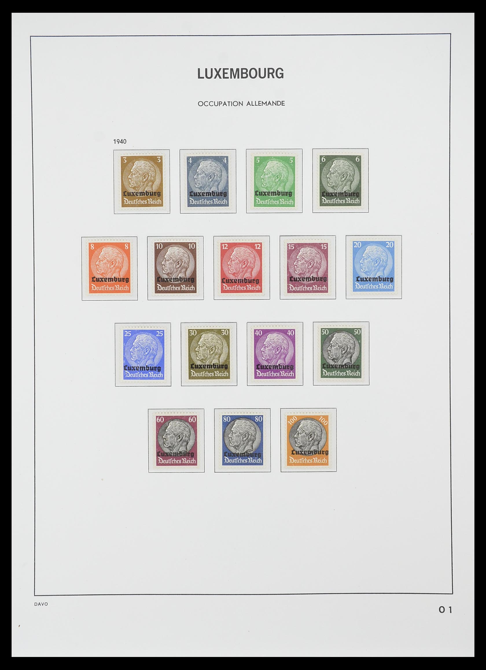 33774 027 - Postzegelverzameling 33774 Luxemburg 1852-2018!