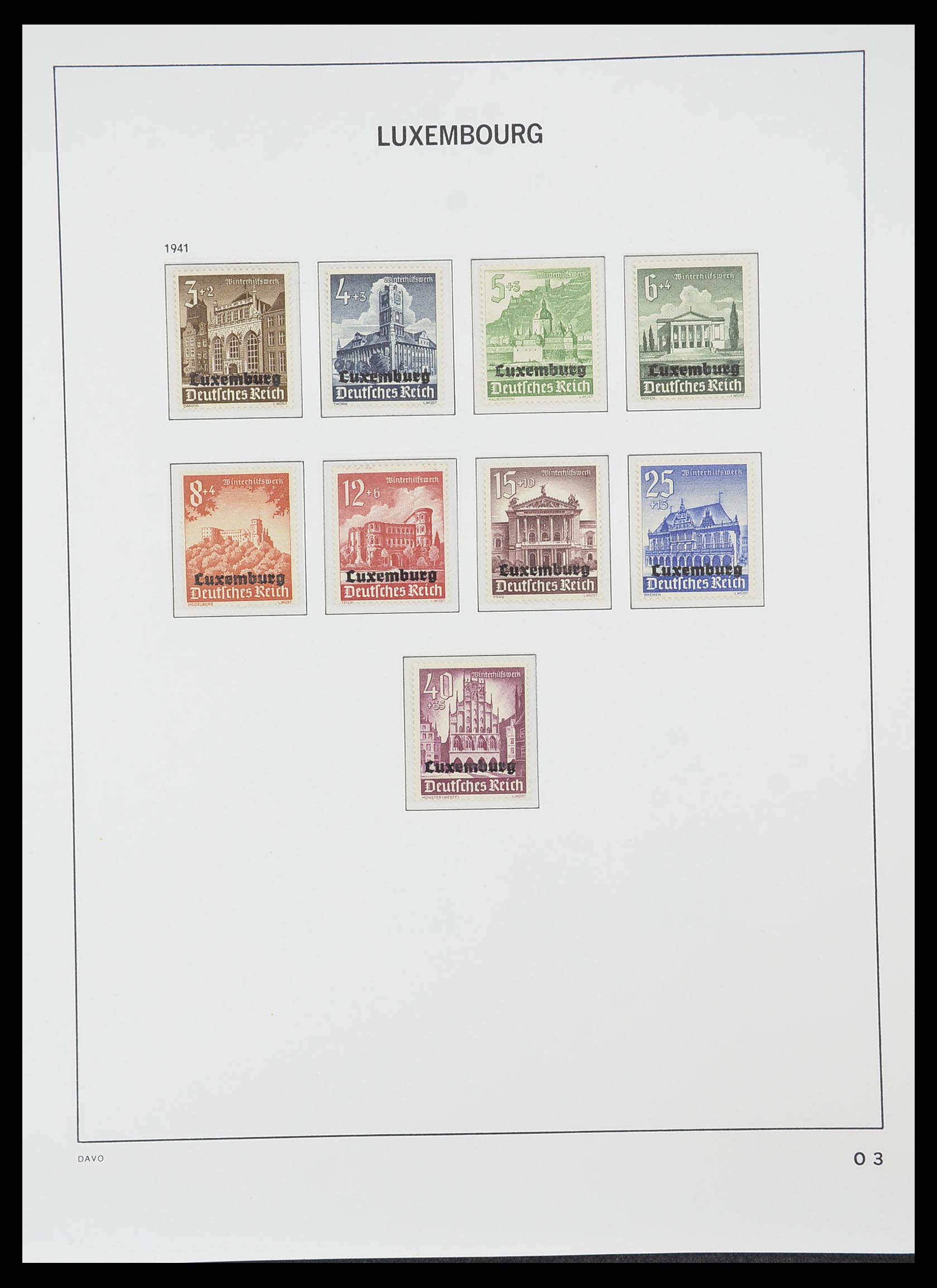 33774 029 - Stamp collection 33774 Luxembourg 1852-2018!